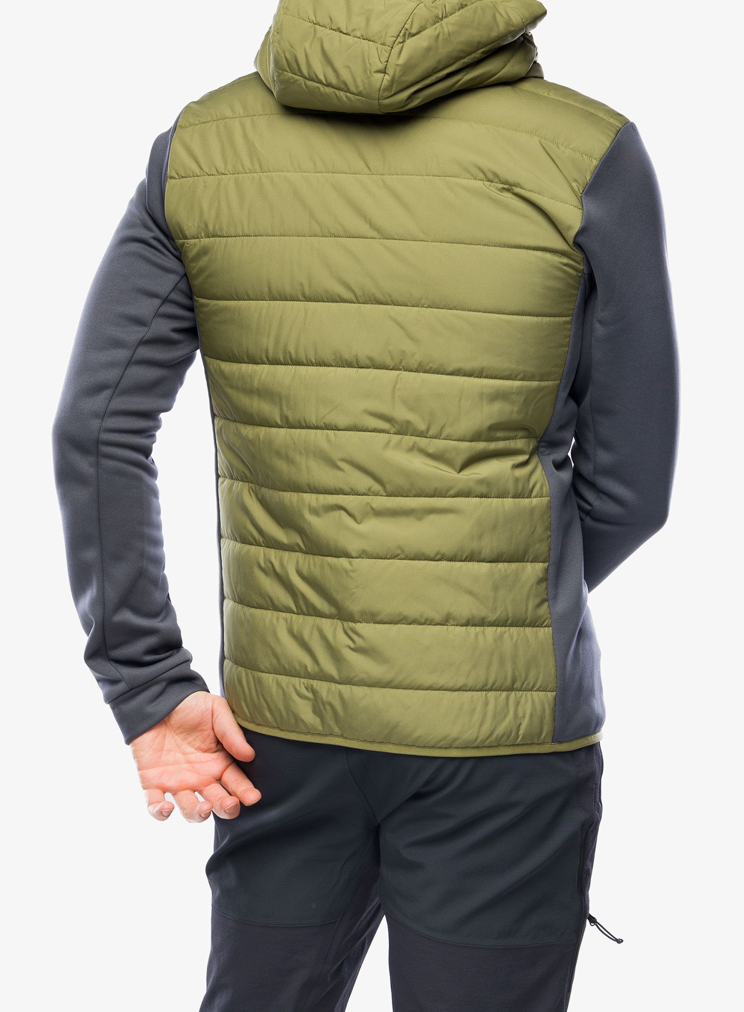 Kurtka Haglofs Hybrid Insulation Hood - magnetite/olive