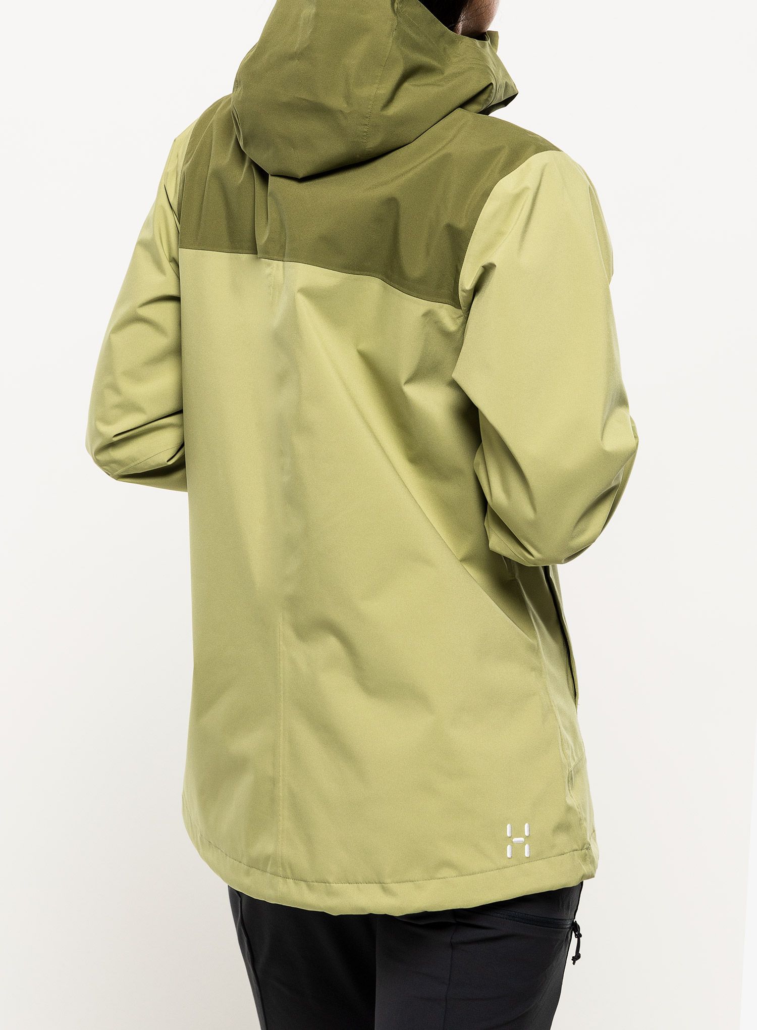 Ženska kišna jakna Haglofs Koyal Proof Jacket - thyme green/olive green