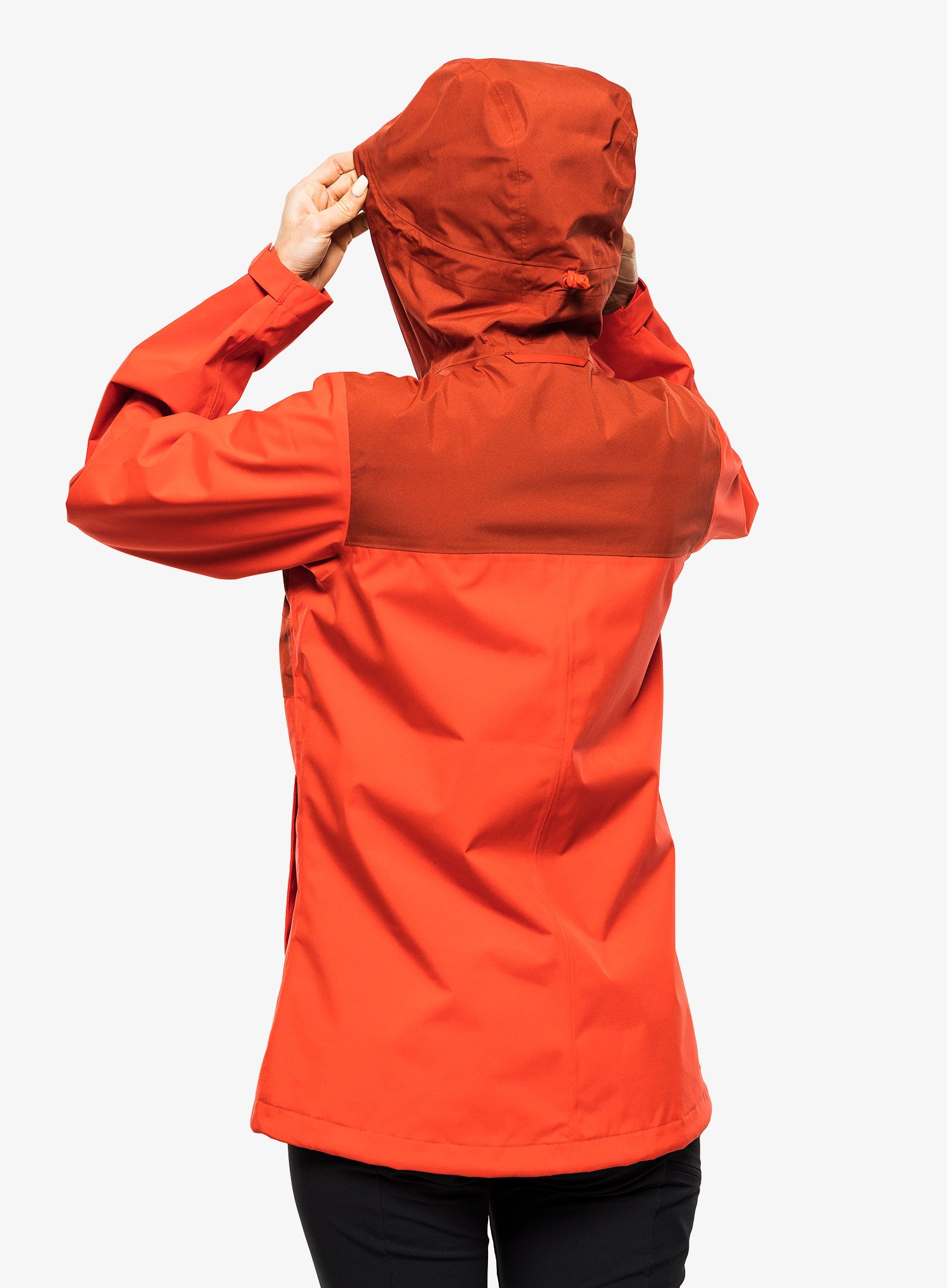 Ženska kišna jakna Haglofs Koyal Proof Jacket - poppy red/corrosion