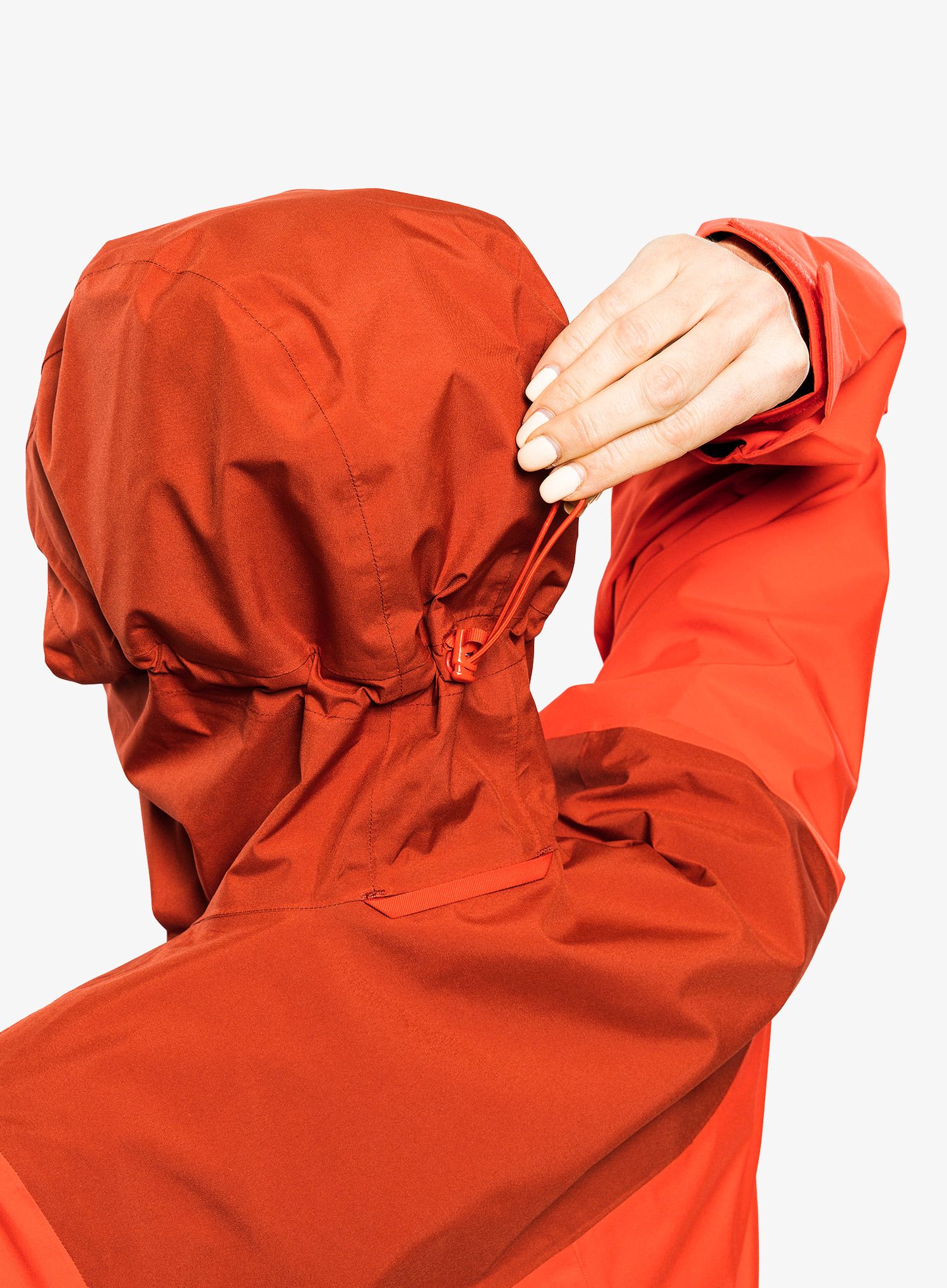 Ženska kišna jakna Haglofs Koyal Proof Jacket - poppy red/corrosion
