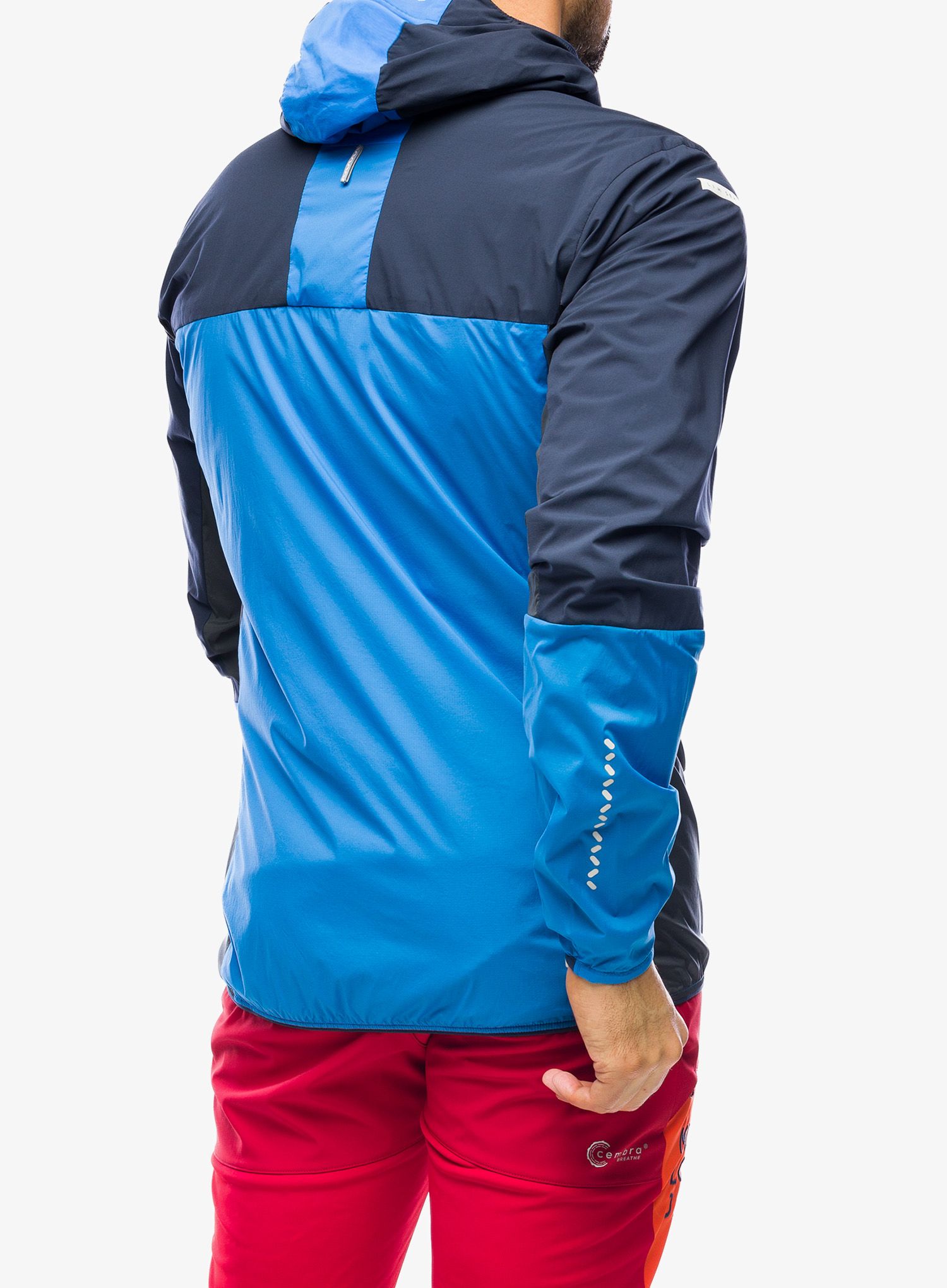 Jakna s postavom Haglofs L.I.M Alpha Hood - nordic blue/tarn blue