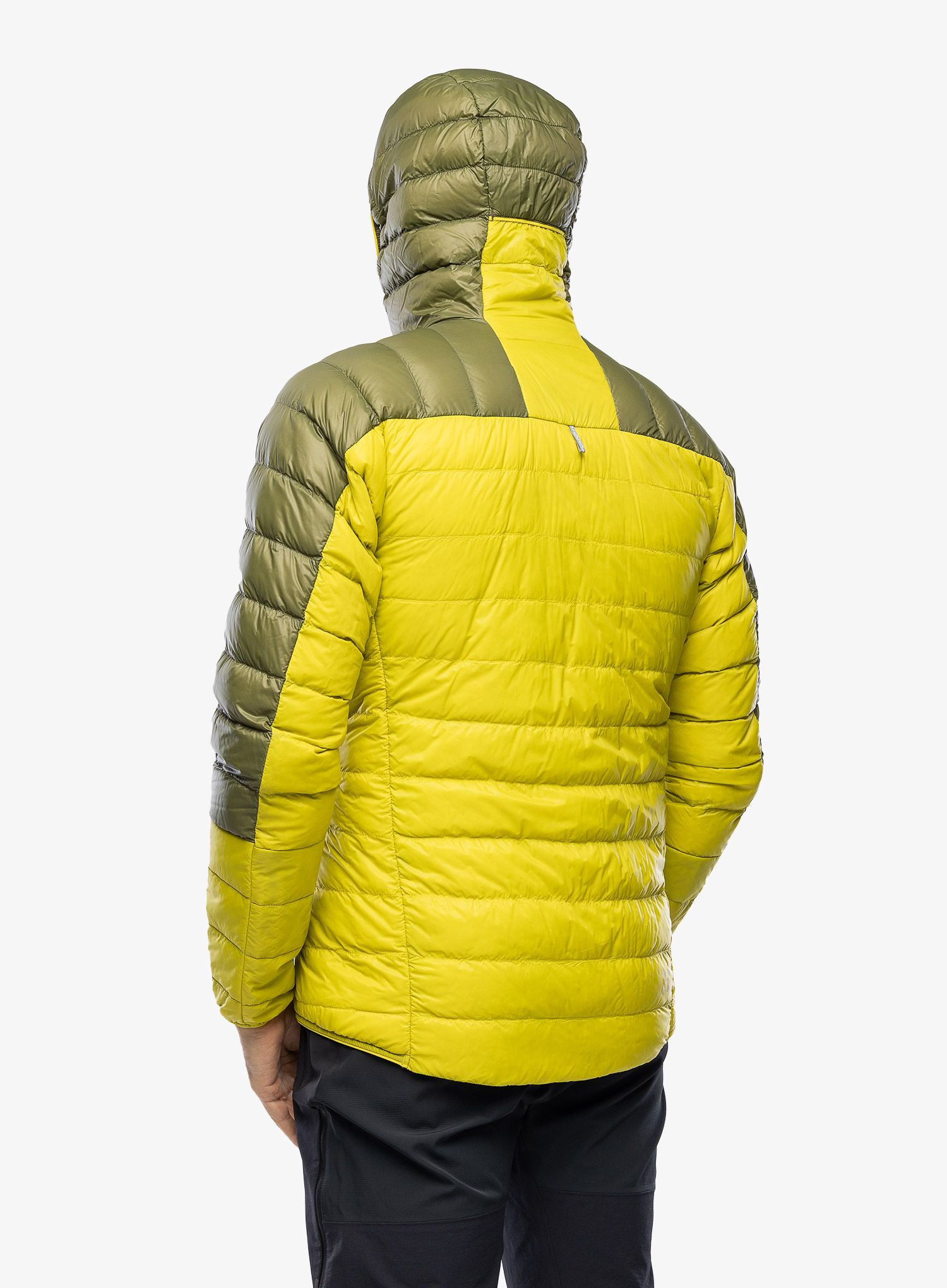 Pernata jakna Haglofs L.I.M Down Hood - aurora/olive green