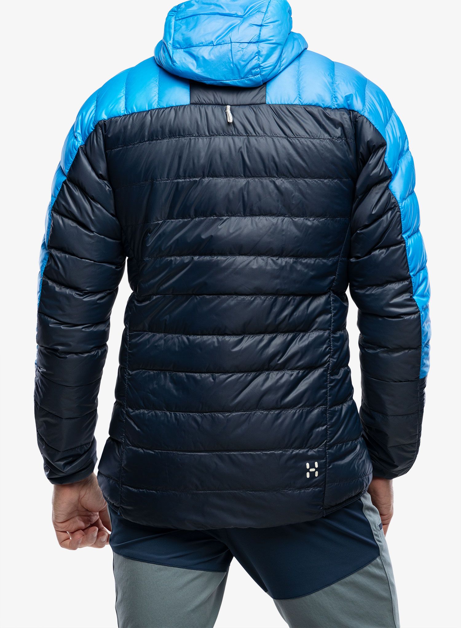Pernata jakna Haglofs L.I.M Down Hood - tarn blue/nordic blue