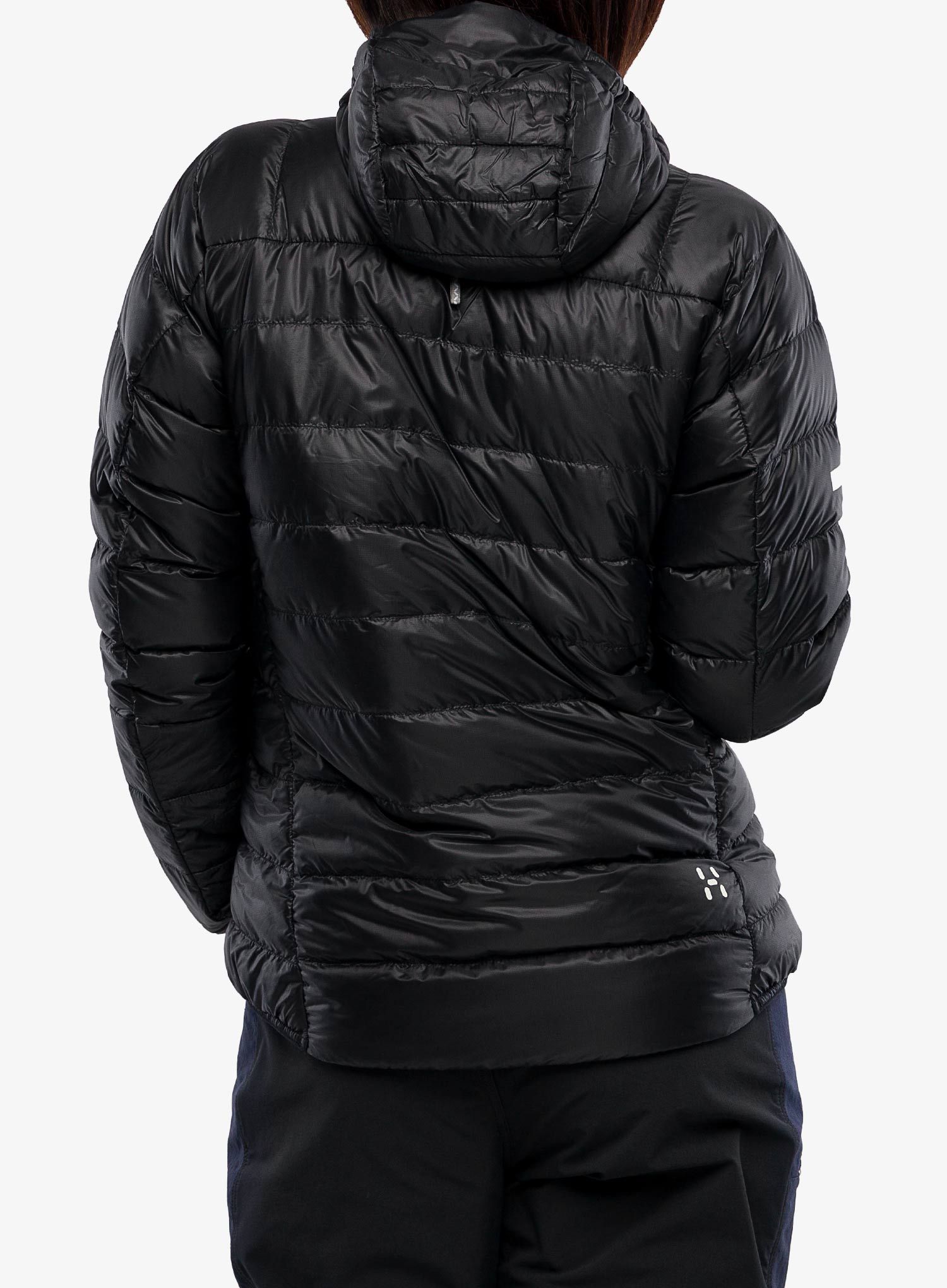 Ženska perjana jakna Haglofs L.I.M Down Hood - true black