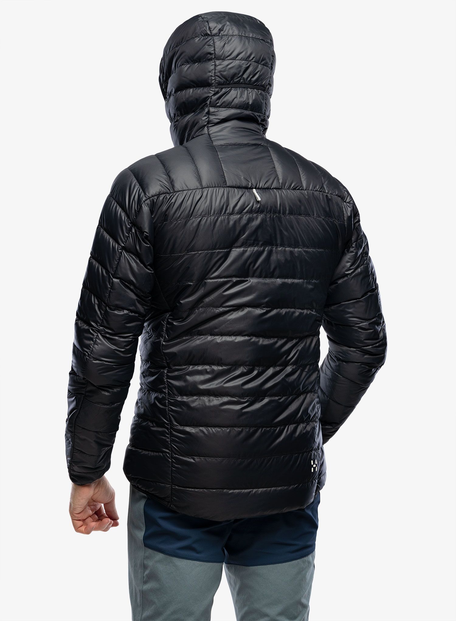 Pernata jakna Haglofs L.I.M Down Hood - true black