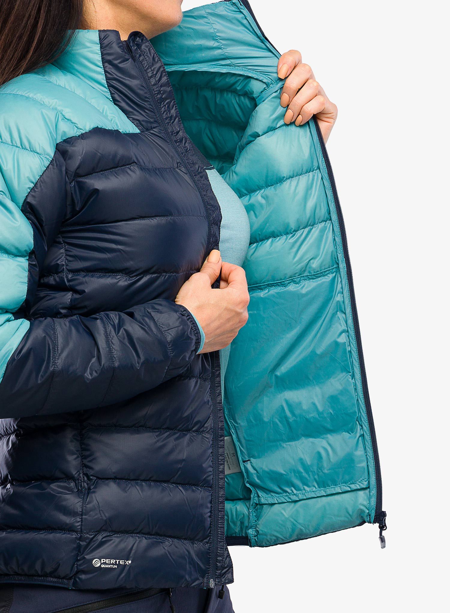 Ženska perjana jakna Haglofs L.I.M Down Jacket - tarn blue/frost blue