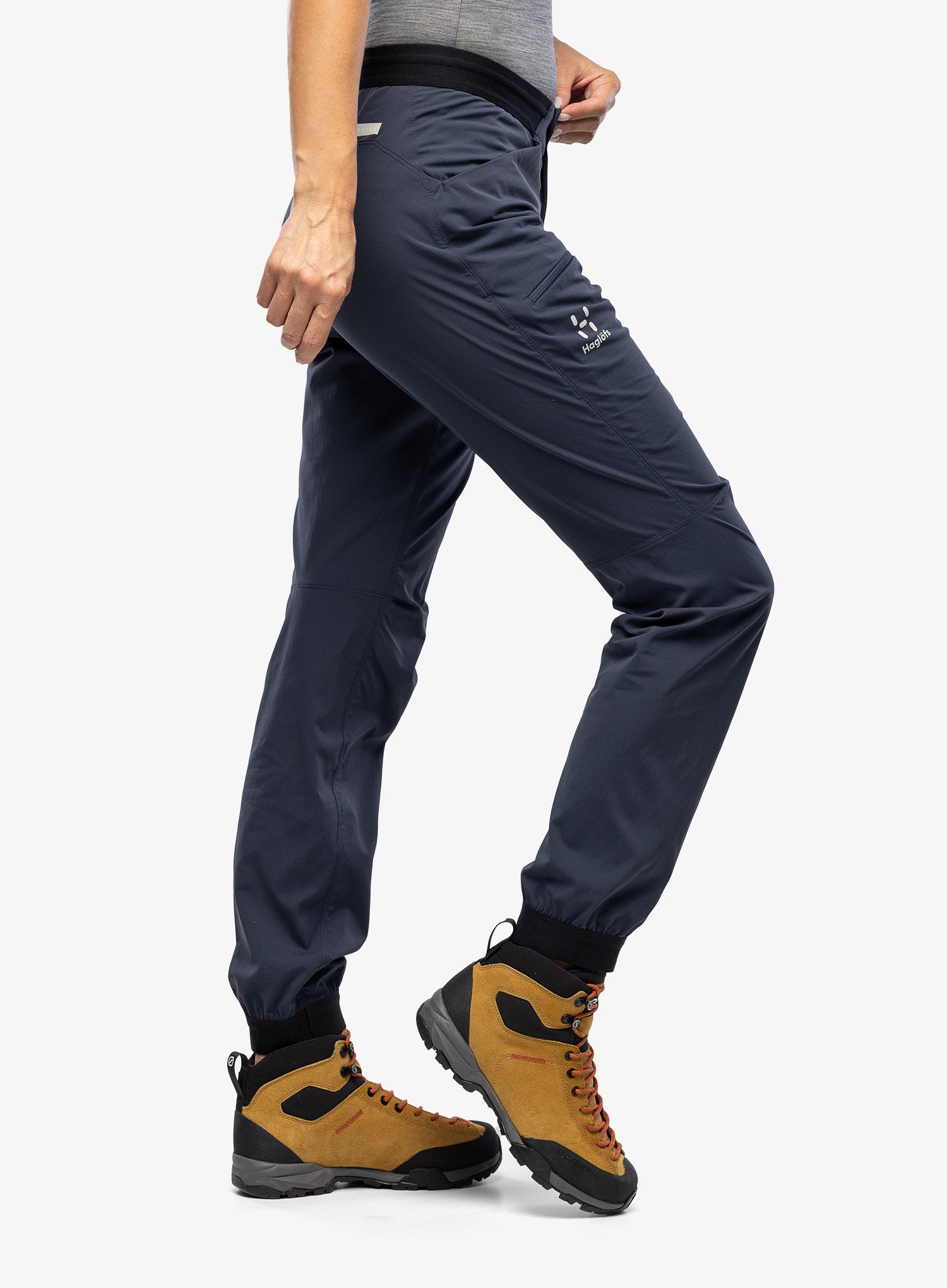 Ženske softshell hlače Haglofs L.I.M Fuse Pant - blue