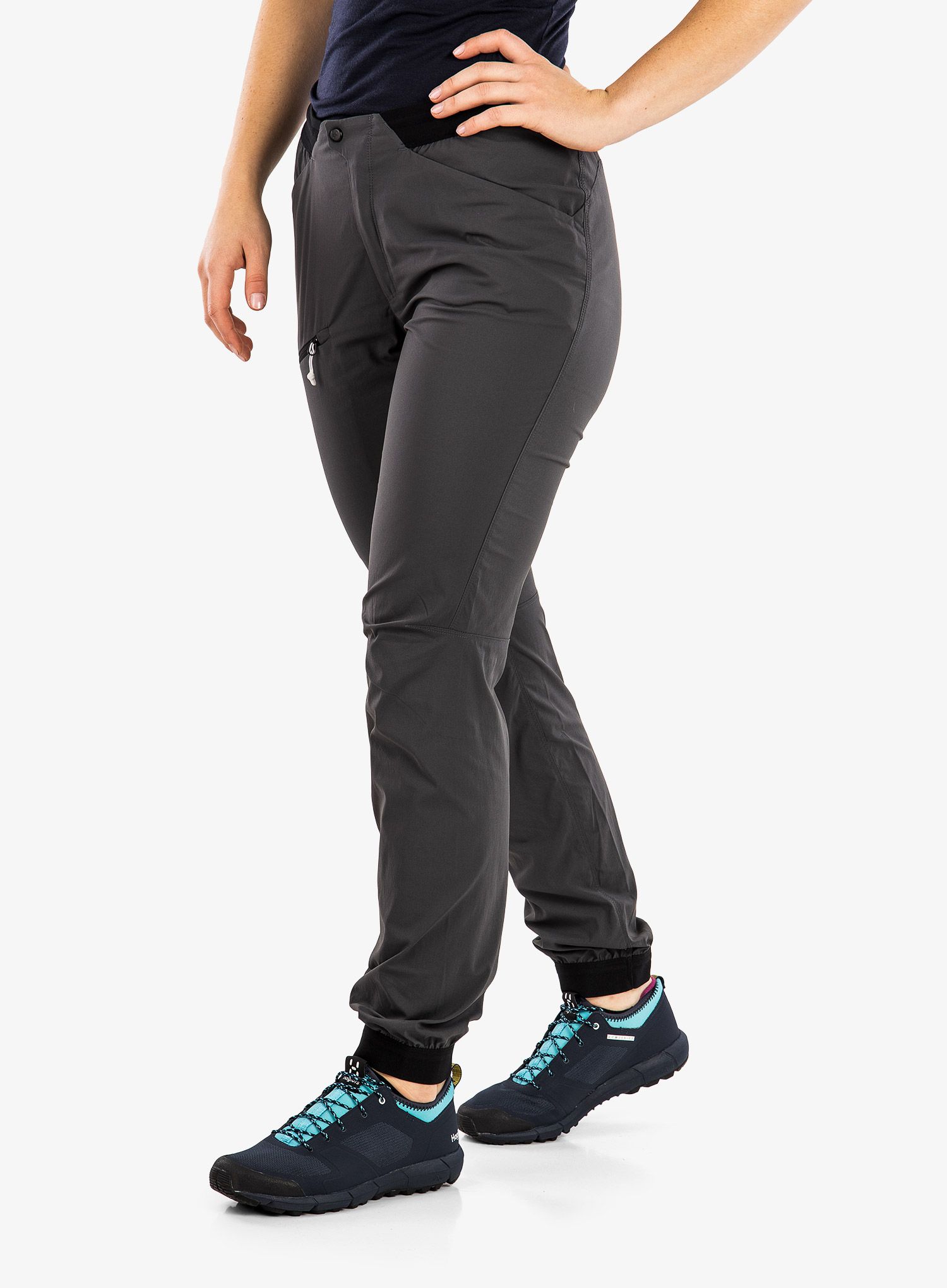 Ženske softshell hlače Haglofs L.I.M Fuse Pant - magnetite