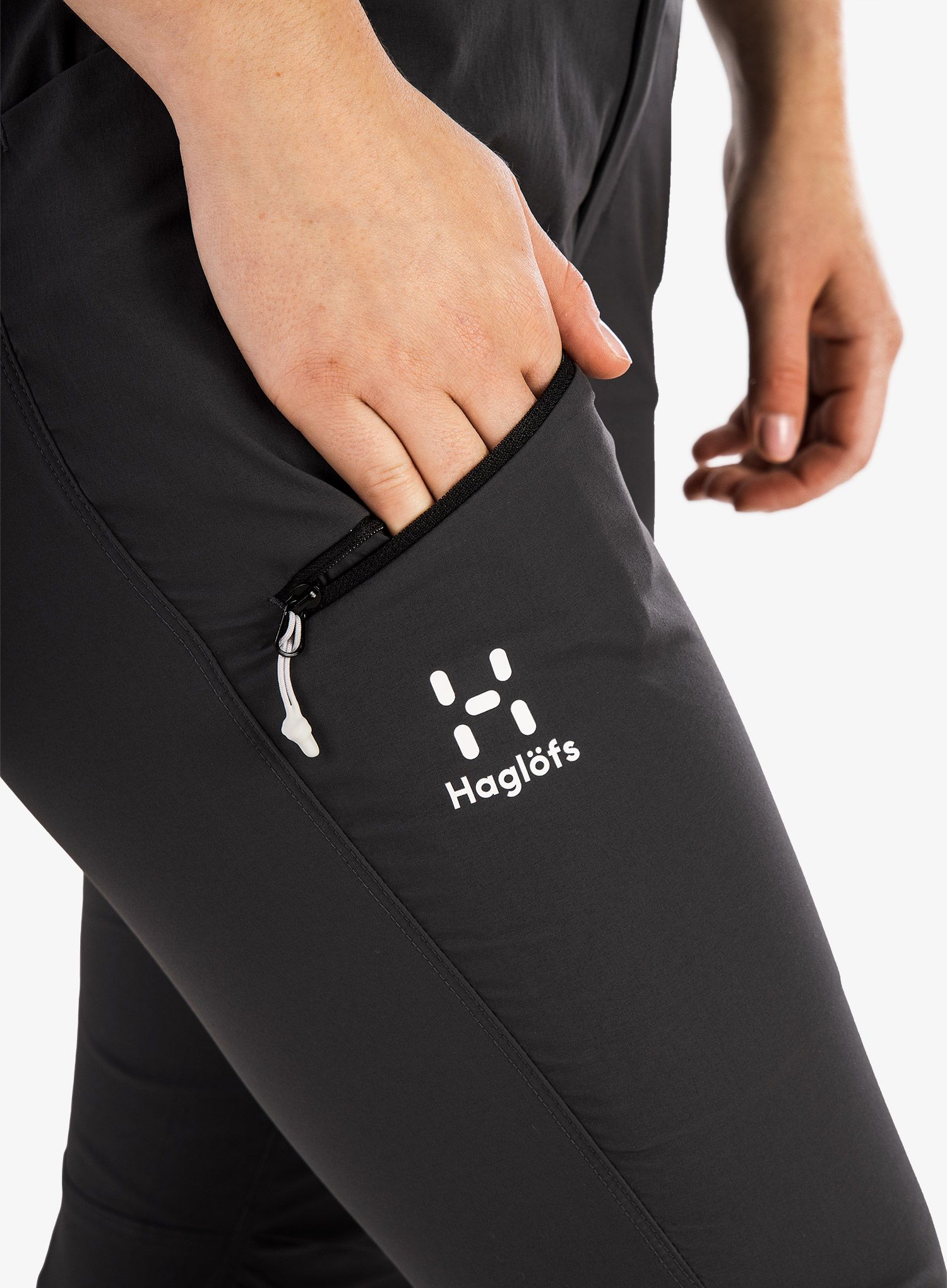 Ženske softshell hlače Haglofs L.I.M Fuse Pant - magnetite