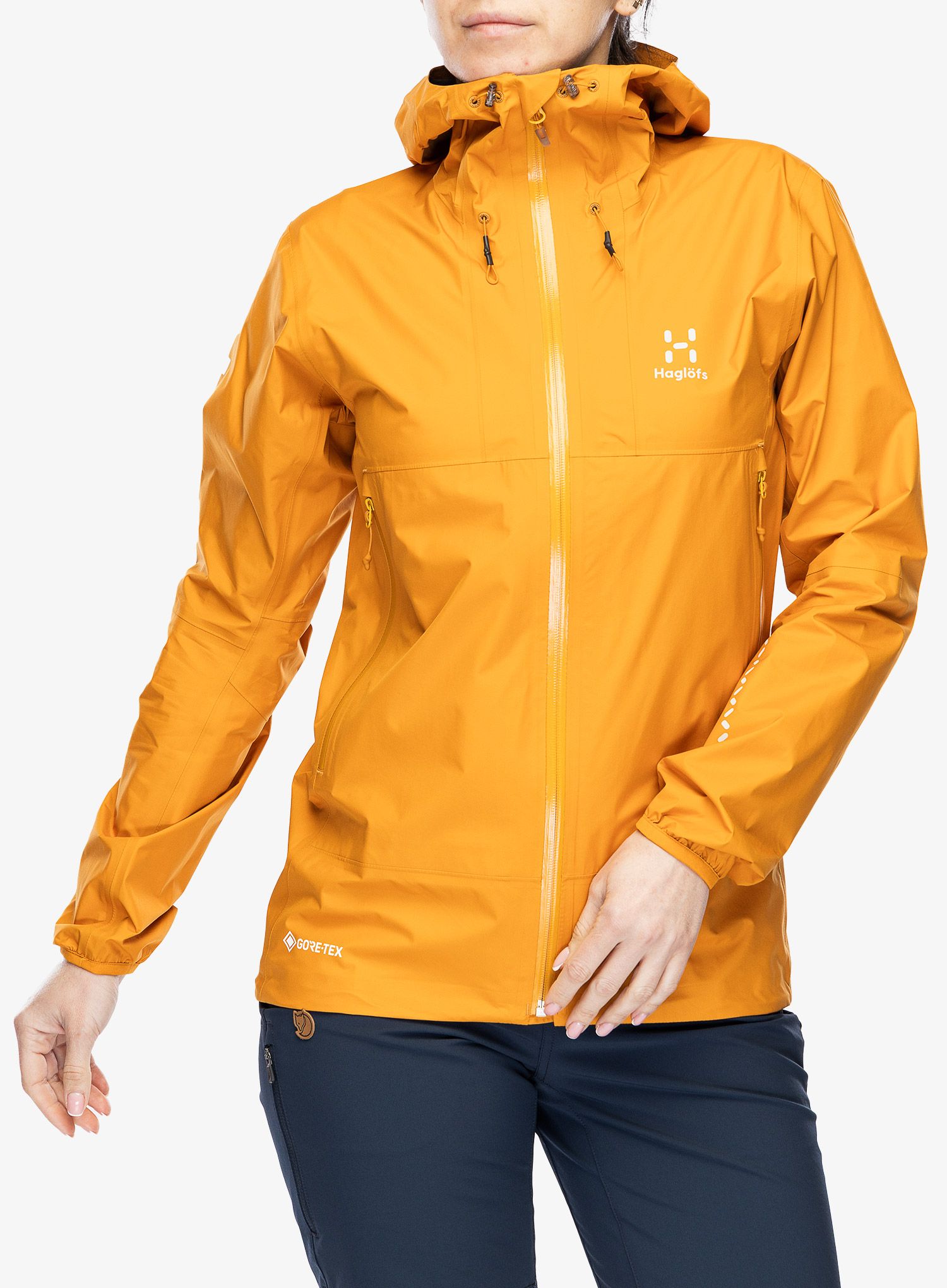 Ženska jakna s membranom Haglofs L.I.M GTX Jacket - desert yellow