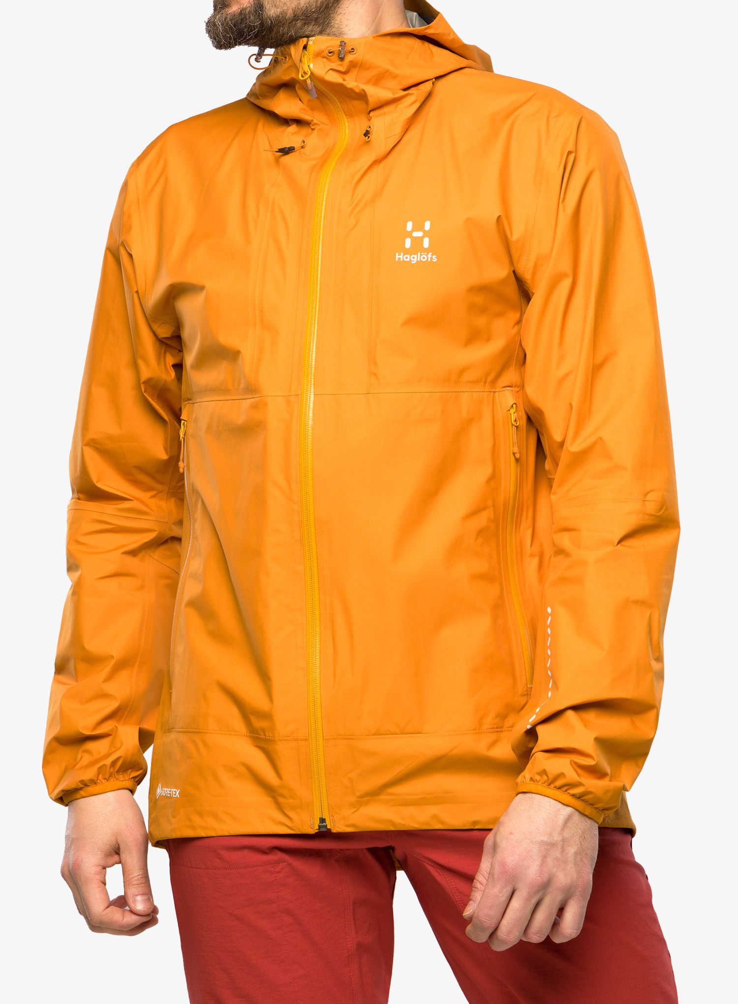 Kišna jakna Haglofs L.I.M GTX Jacket - desert yellow