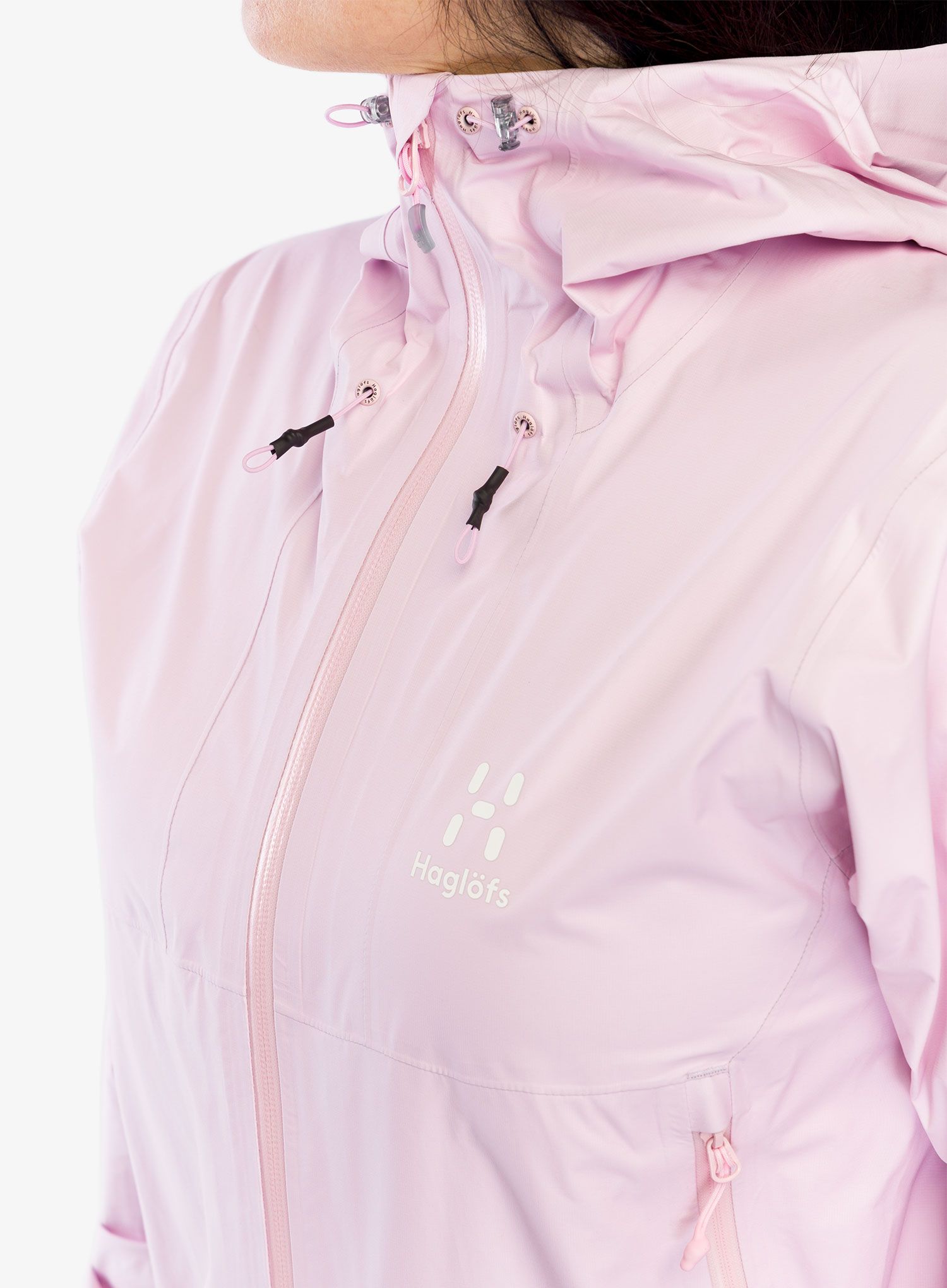 Ženska jakna s membranom Haglofs L.I.M GTX Jacket - fresh pink