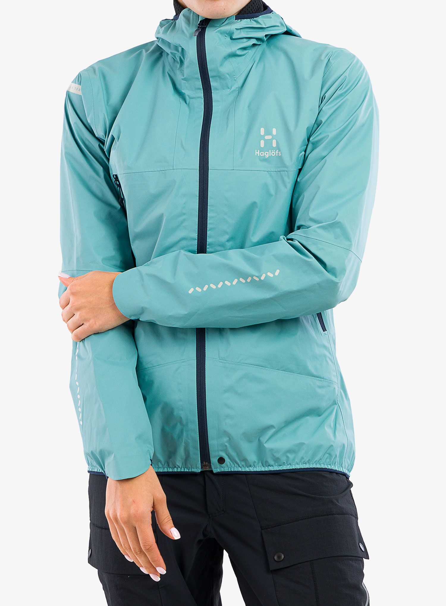 GORE-TEX ženska jakna Haglofs L.I.M. GTX Jacket - frost blue