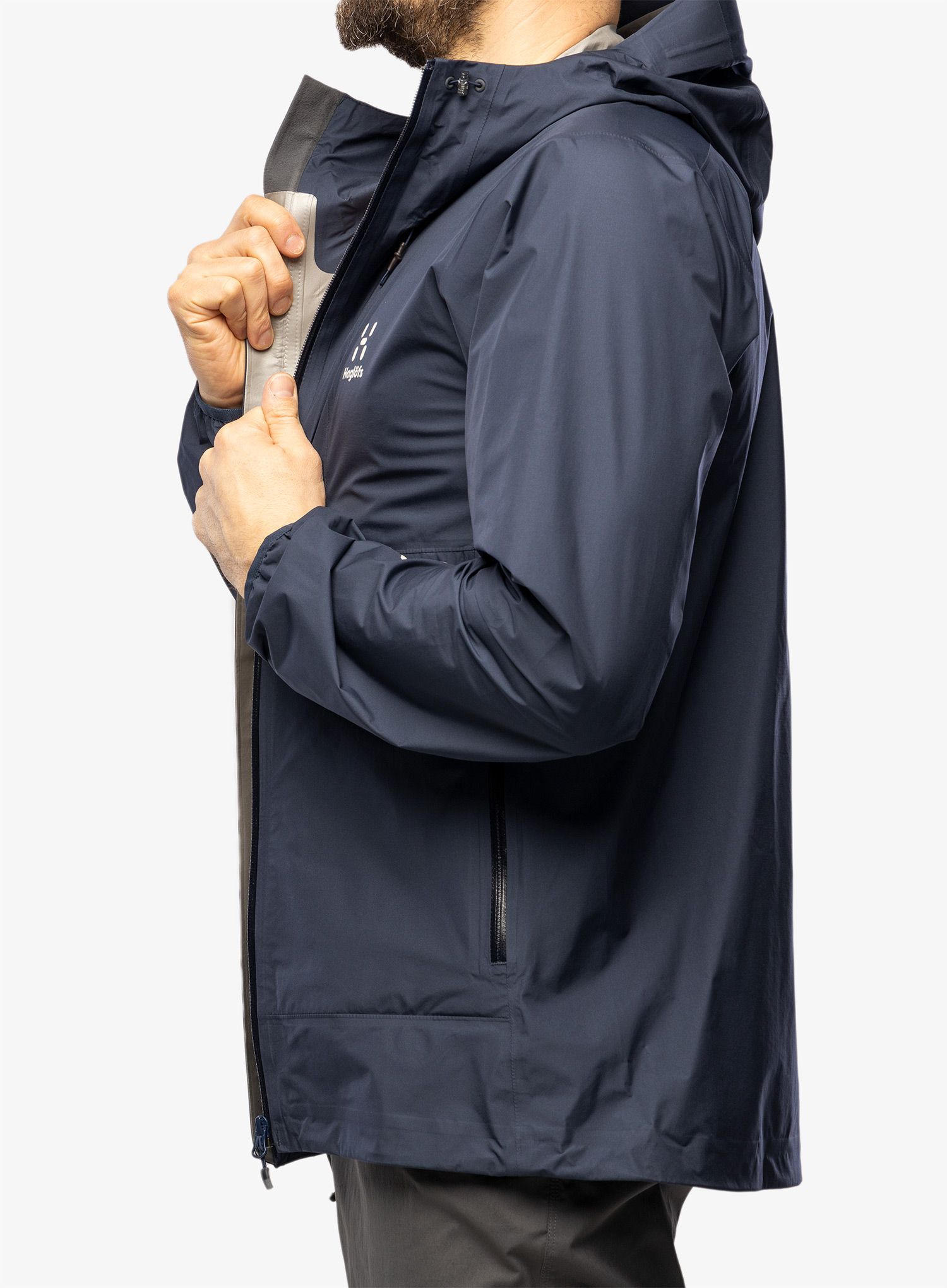 GORE TEX jakna Haglofs L.I.M GTX Jacket - tarn blue/blue