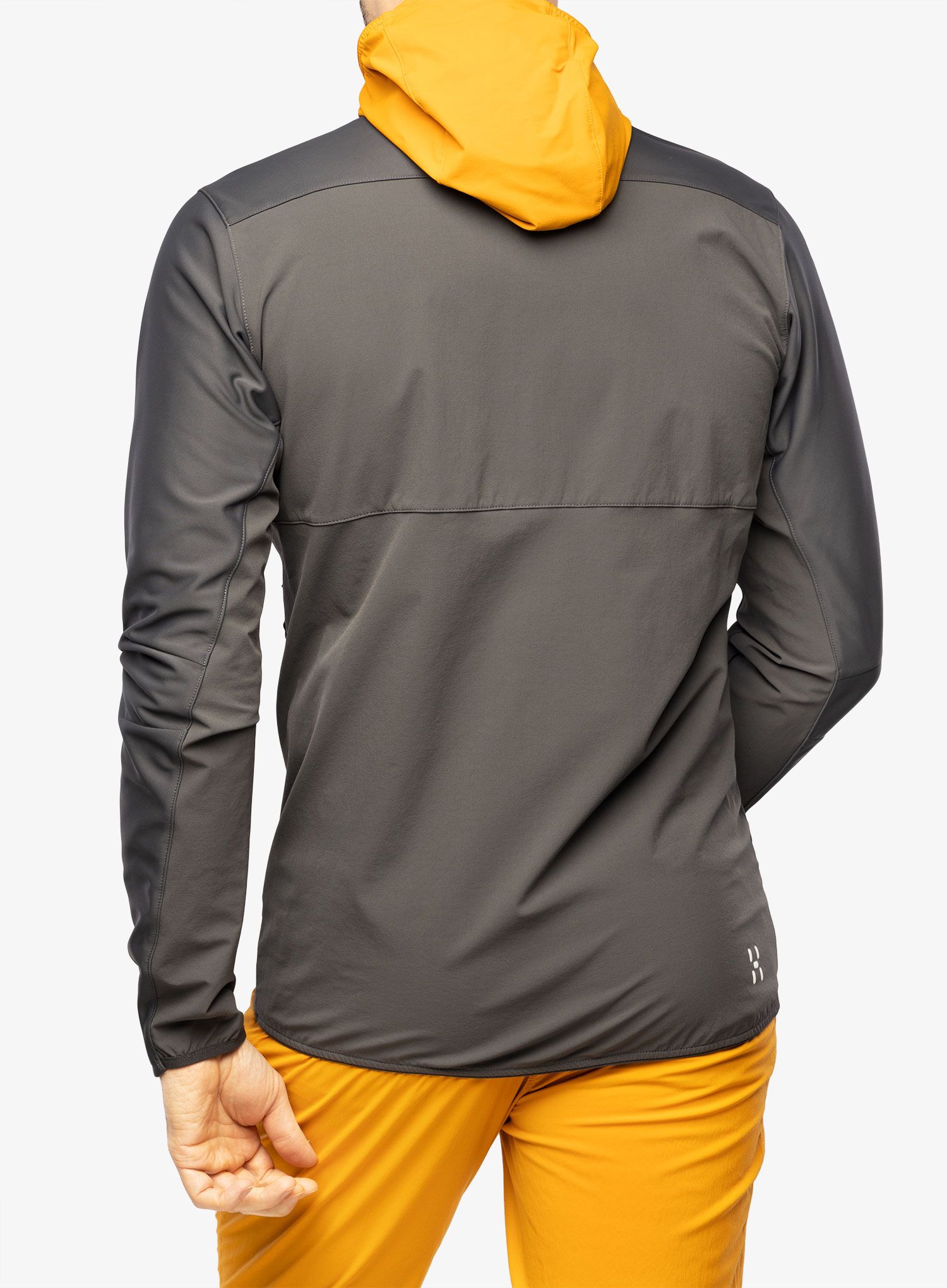 Softshell jakna Haglofs L.I.M Hybrid Softshell Jacket - magnetite/desert yellow