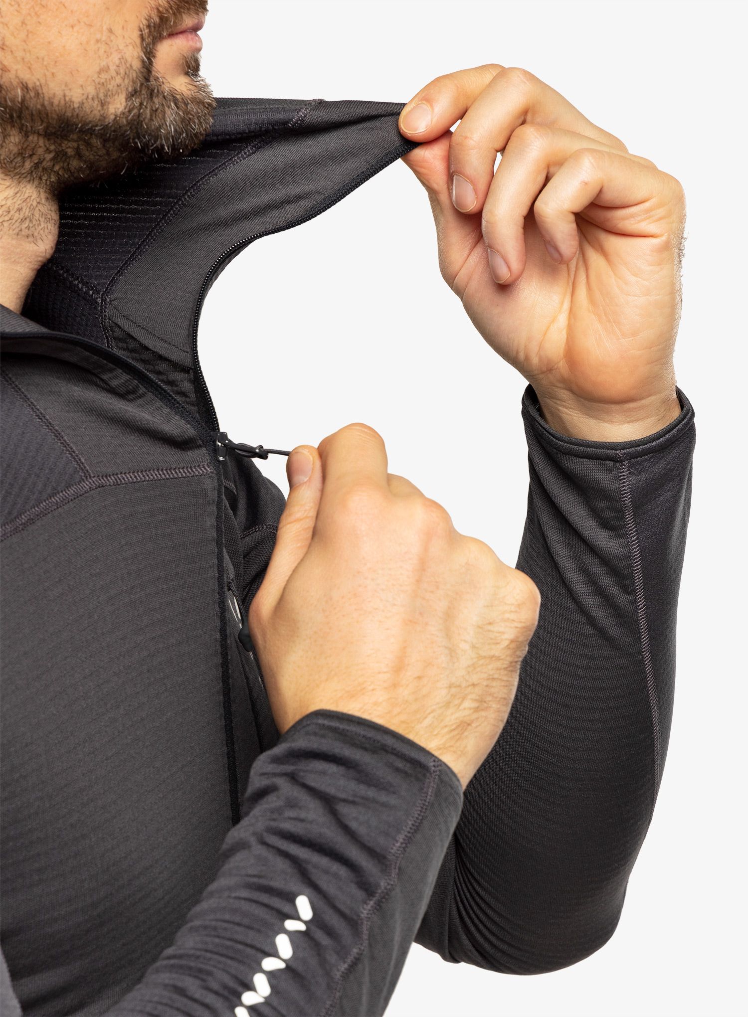 Majica s kapuljačom Haglofs L.I.M Mid Fast Hood - magnetite