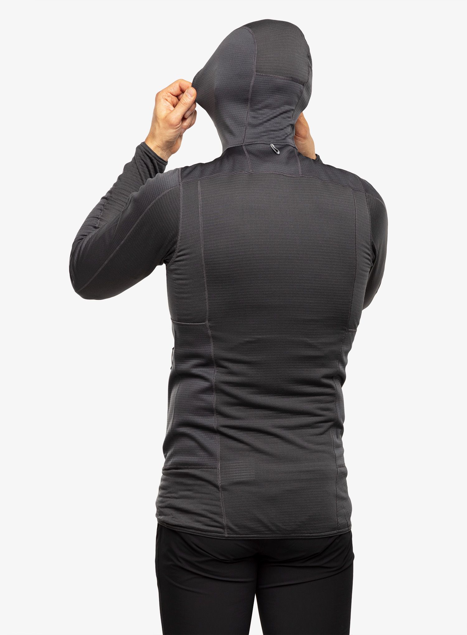Majica s kapuljačom Haglofs L.I.M Mid Fast Hood - magnetite