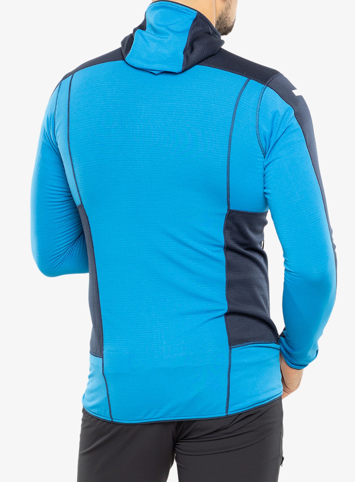 Majica s kapuljačom Haglofs L.I.M Mid Fast Hood - tarn blue/nordic blue