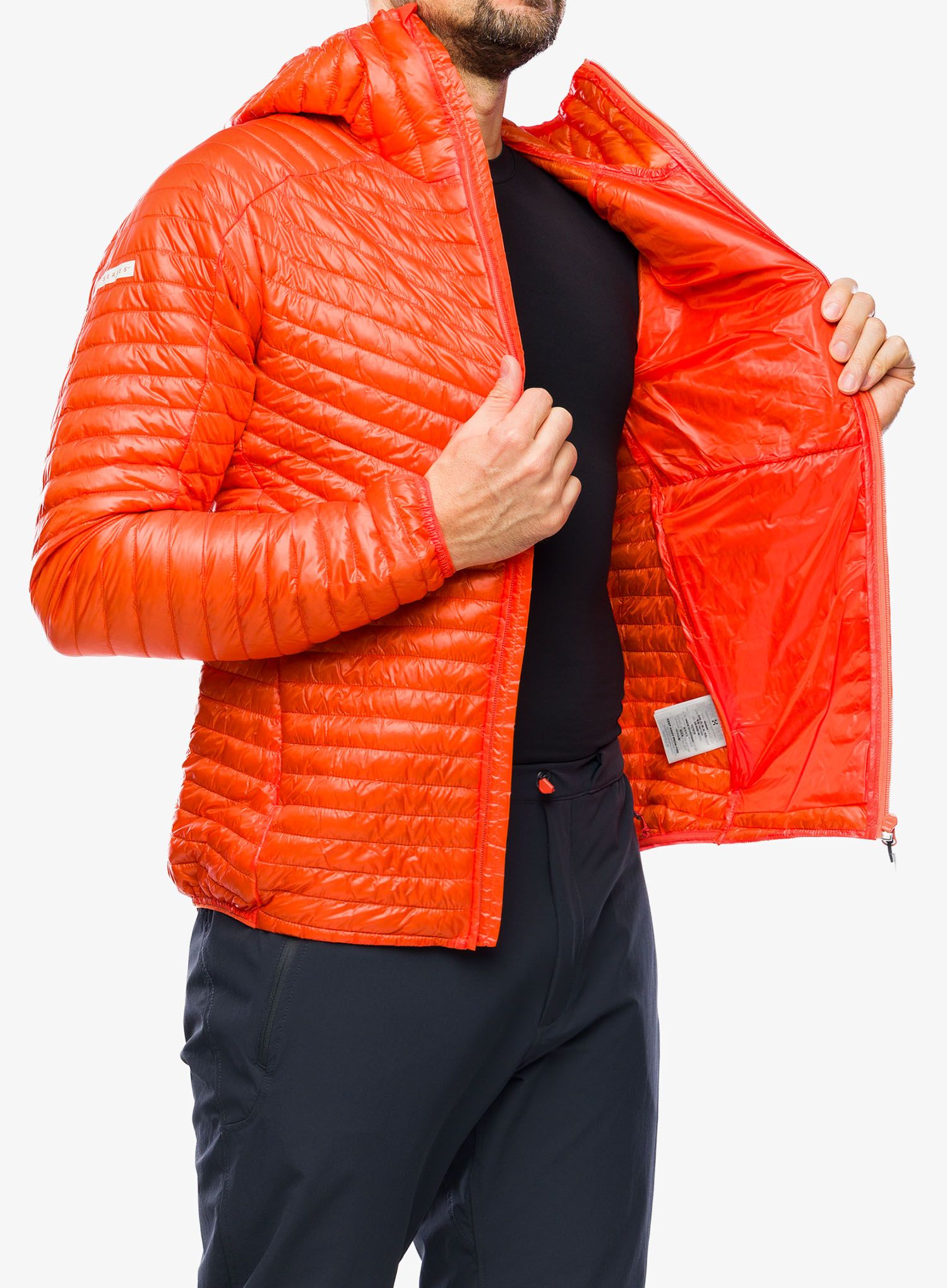 Jakna s postavom Haglofs L.I.M. Mimic Hood - flame orange
