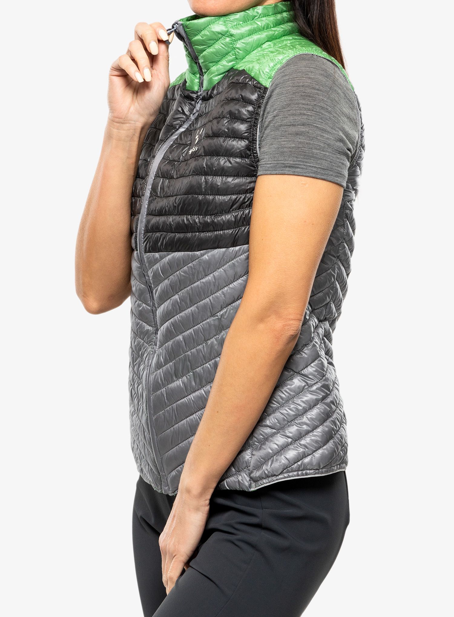 Ženski prsluk Haglofs L.I.M Mimic Vest - concrete/magnetite
