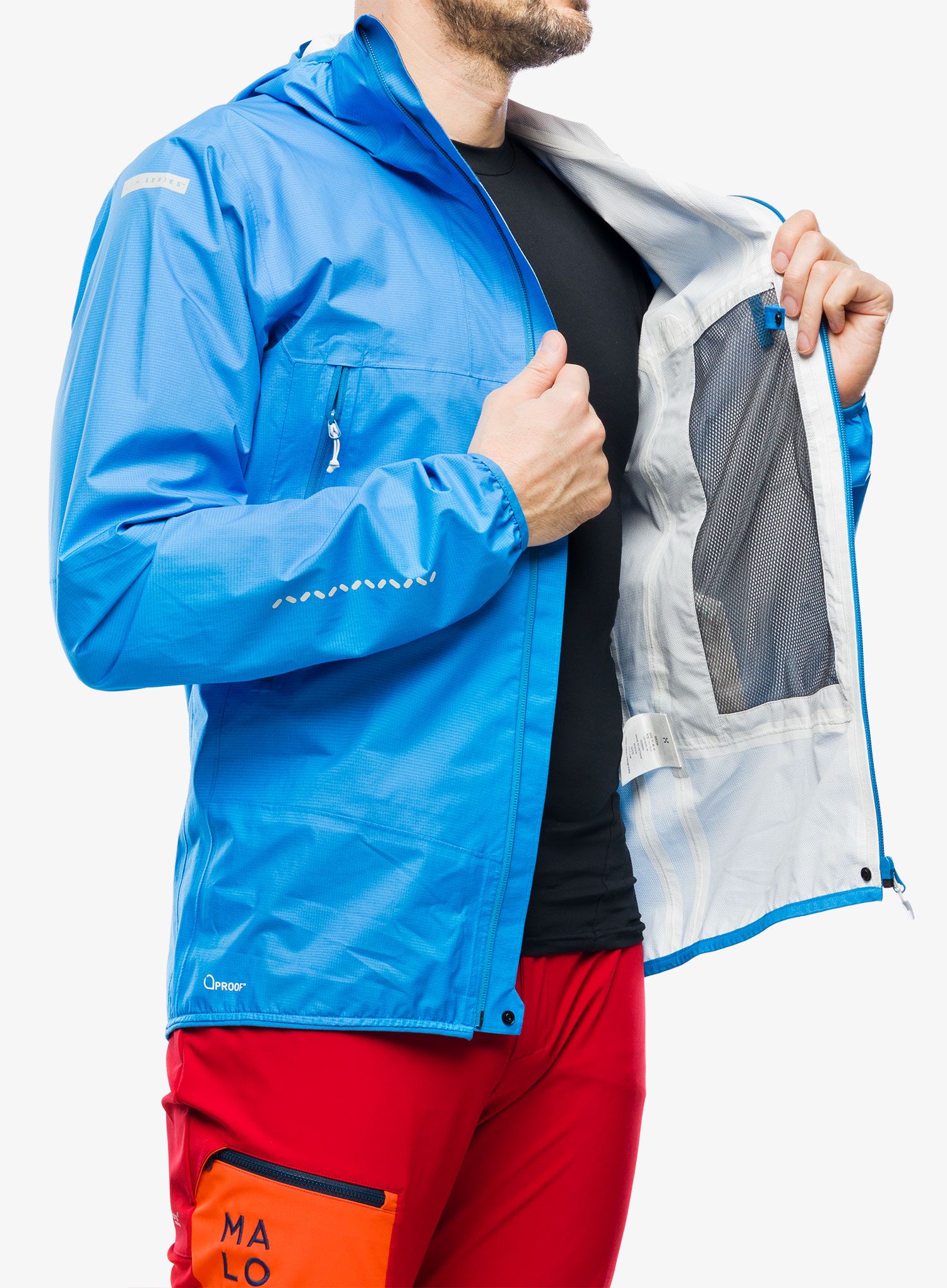 Kišna jakna Haglofs L.I.M Proof Jacket - nordic blue