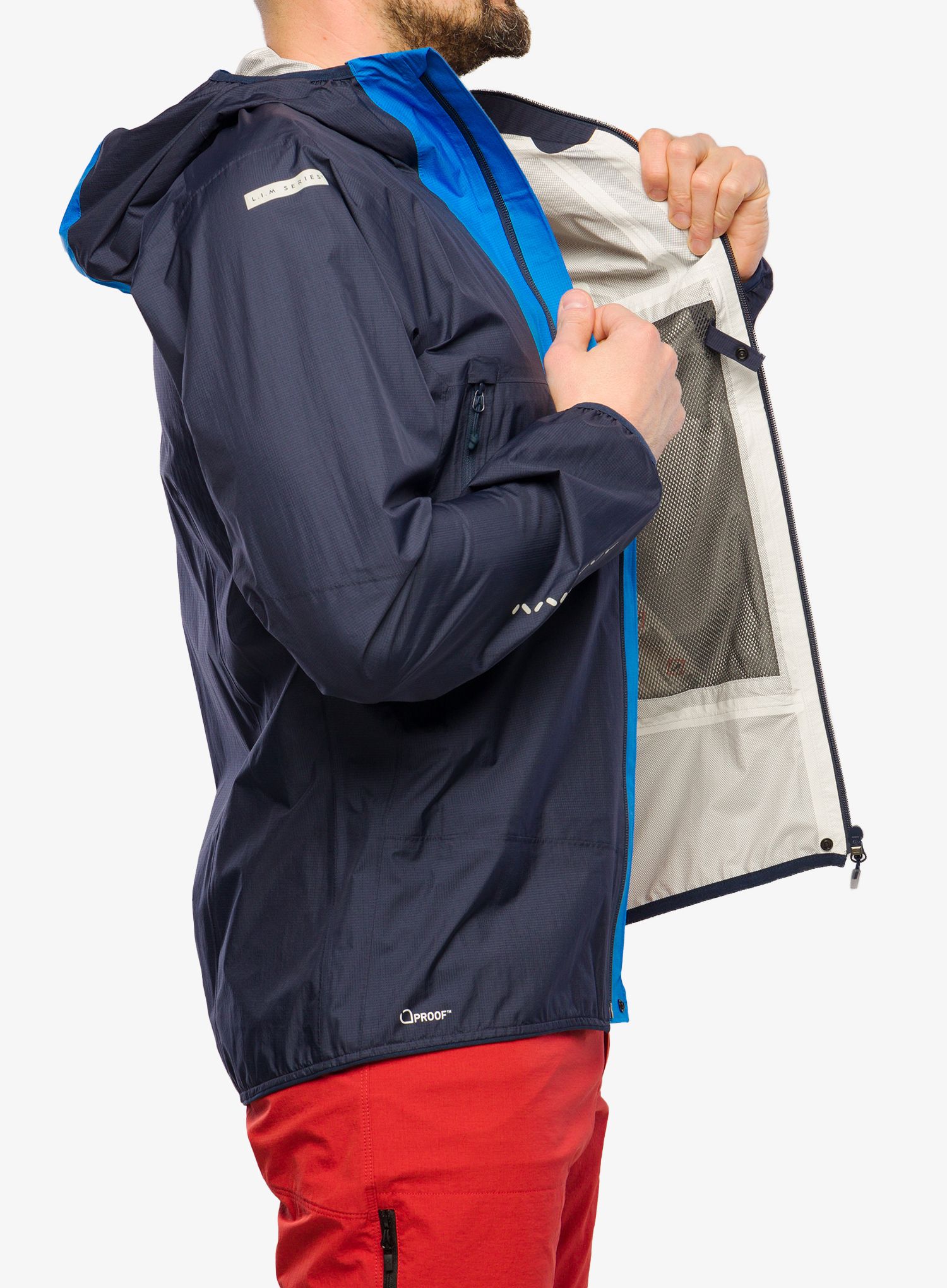 Kišna jakna Haglofs L.I.M Proof Jacket - tarn blue/nordic blue