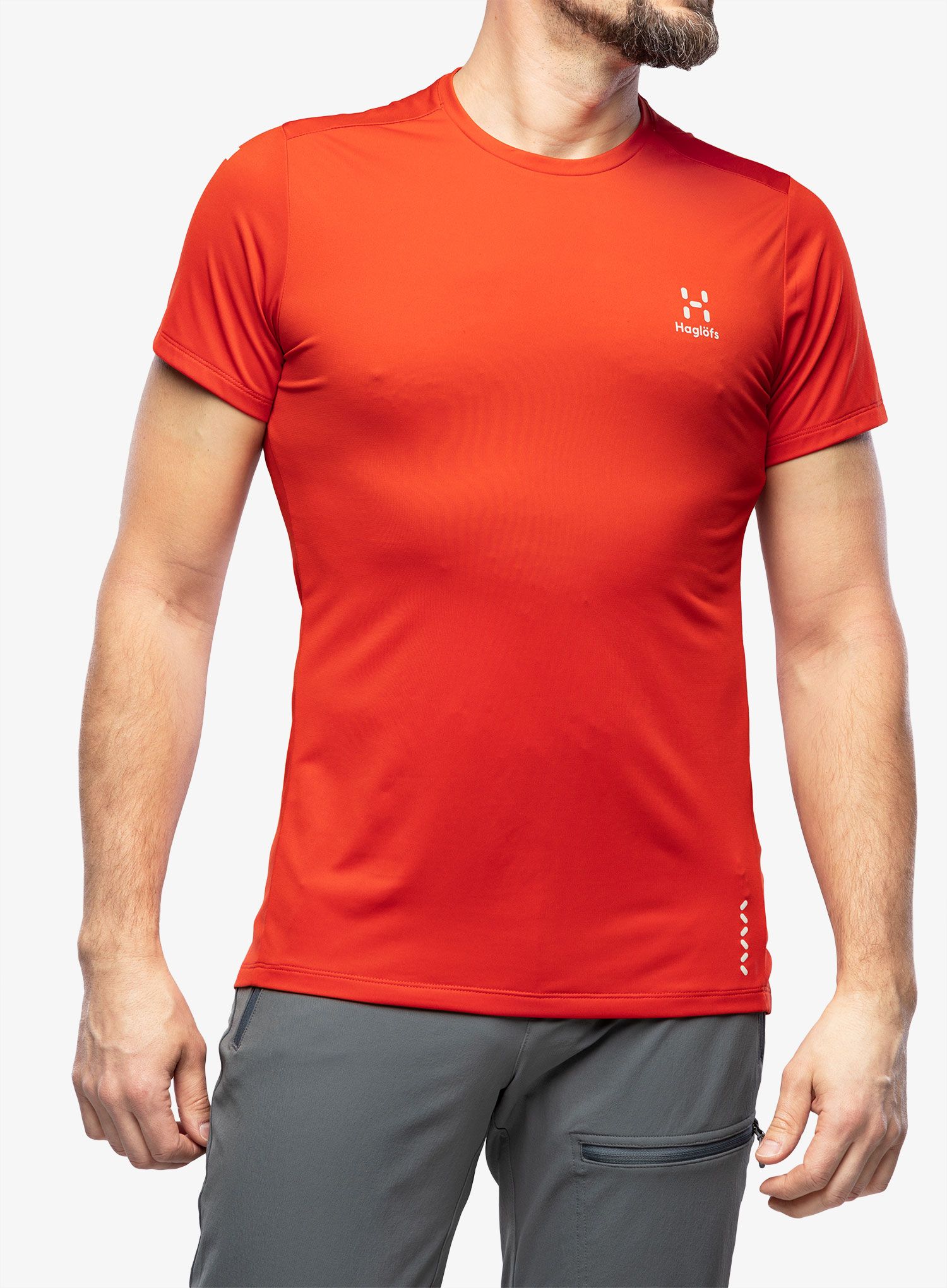 Brzosušeća majica Haglofs L.I.M Tech Tee - habanero