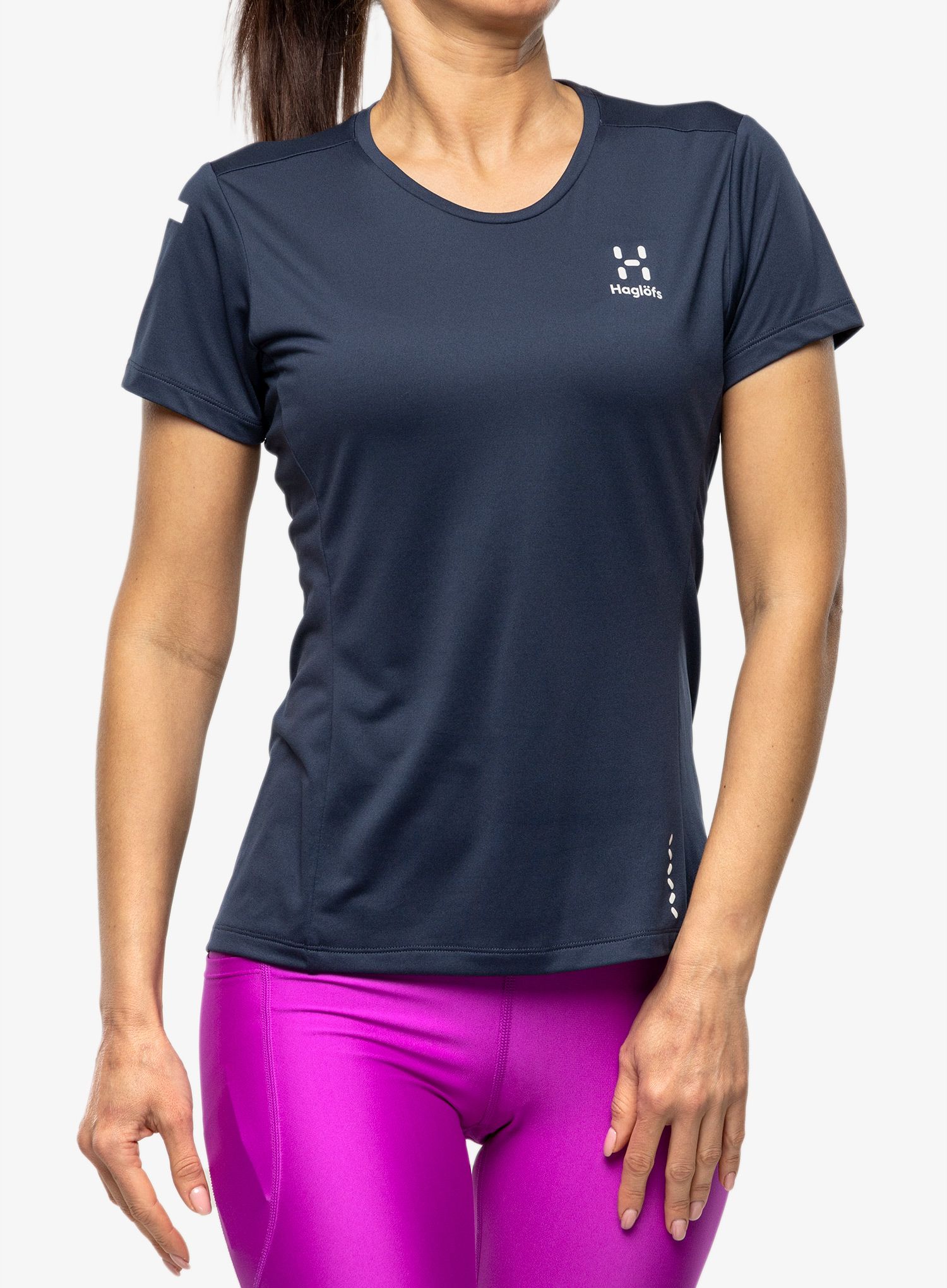 Ženska brzosušeća majica Haglofs L.I.M Tech Tee - tarn blue