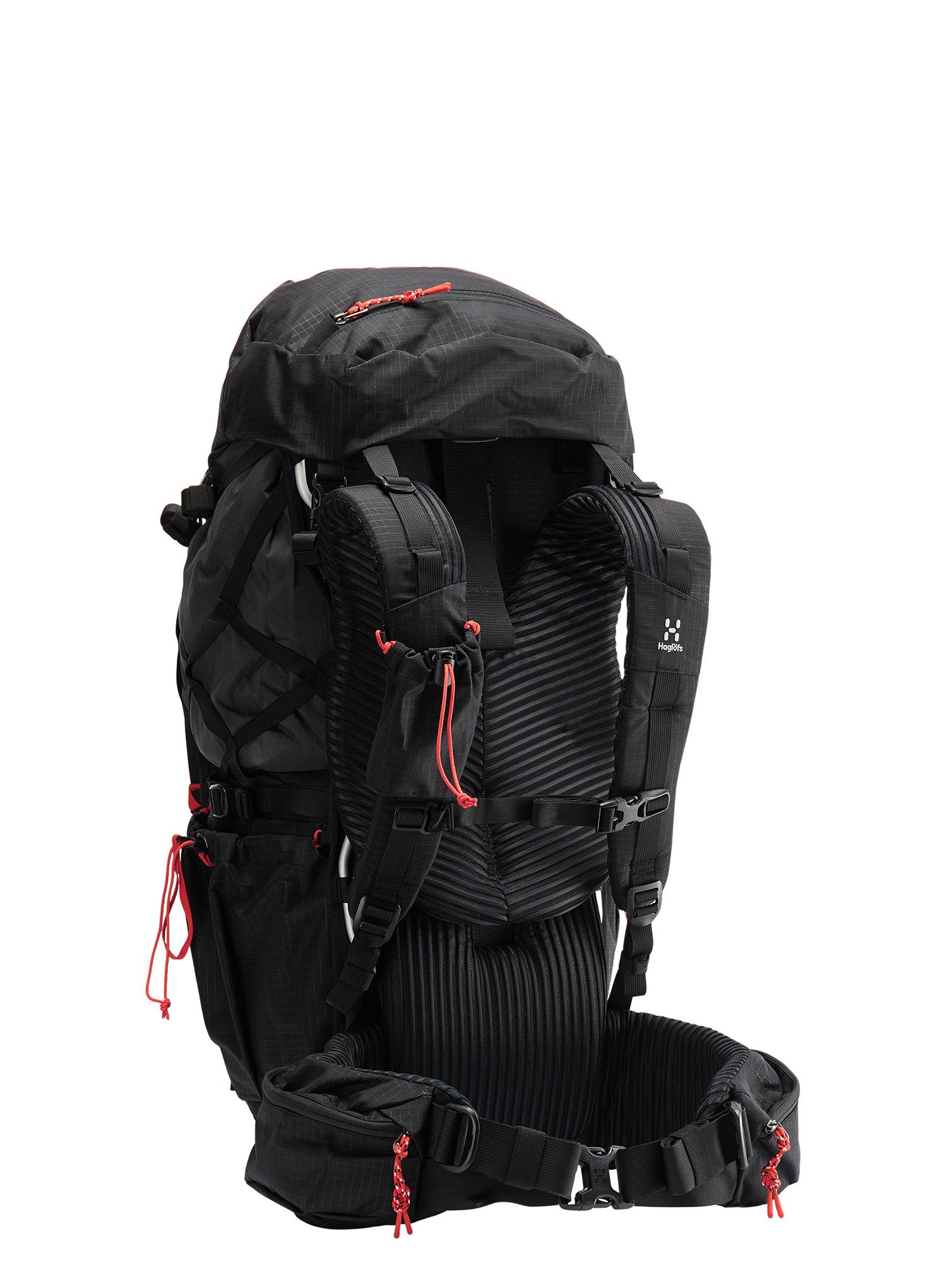 Trekking ruksak Haglofs L.I.M ZT 55 - true black/zenith red