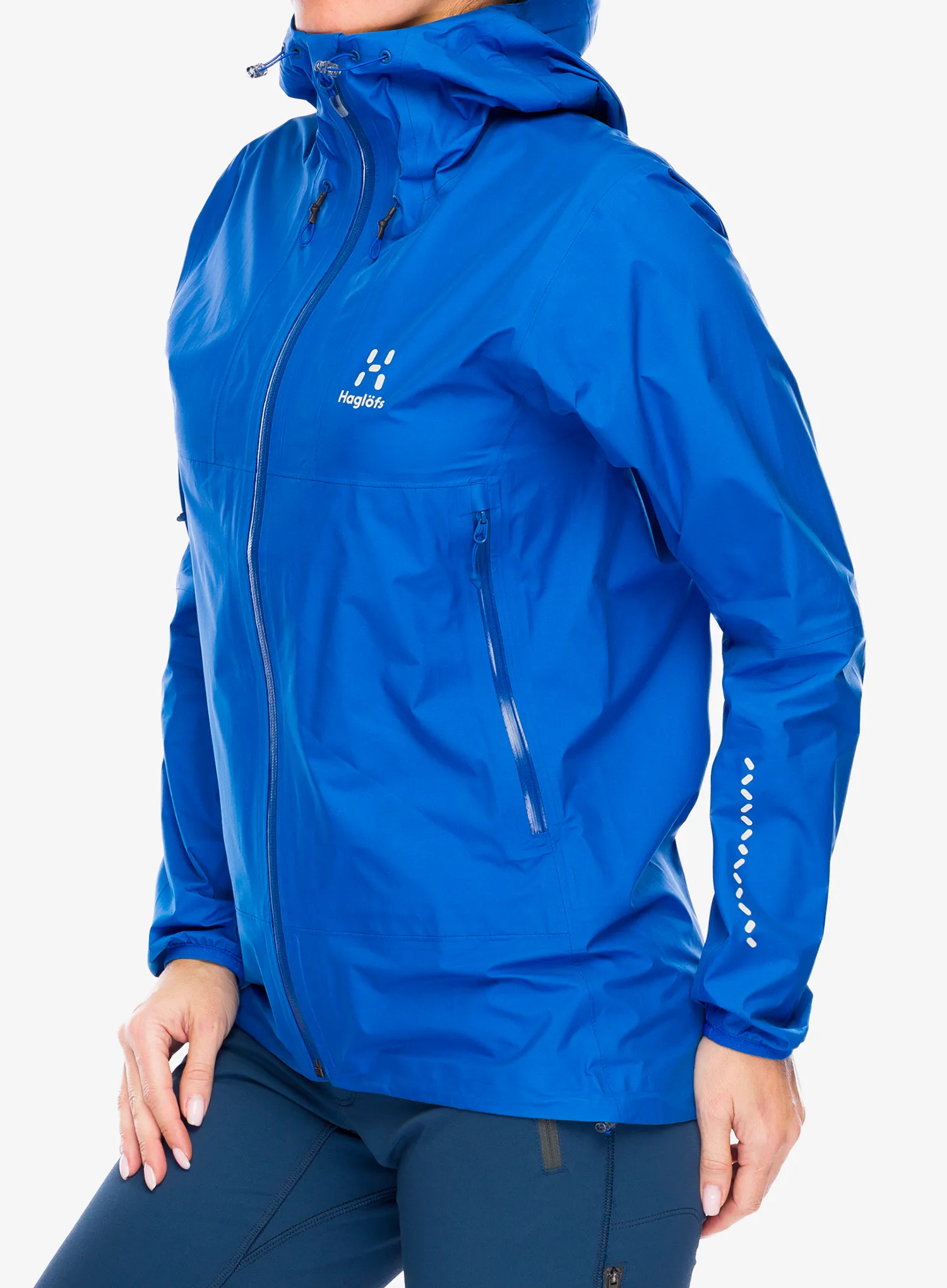 Ženska jakna s membranom Haglofs L.I.M GTX Jacket - electric blue