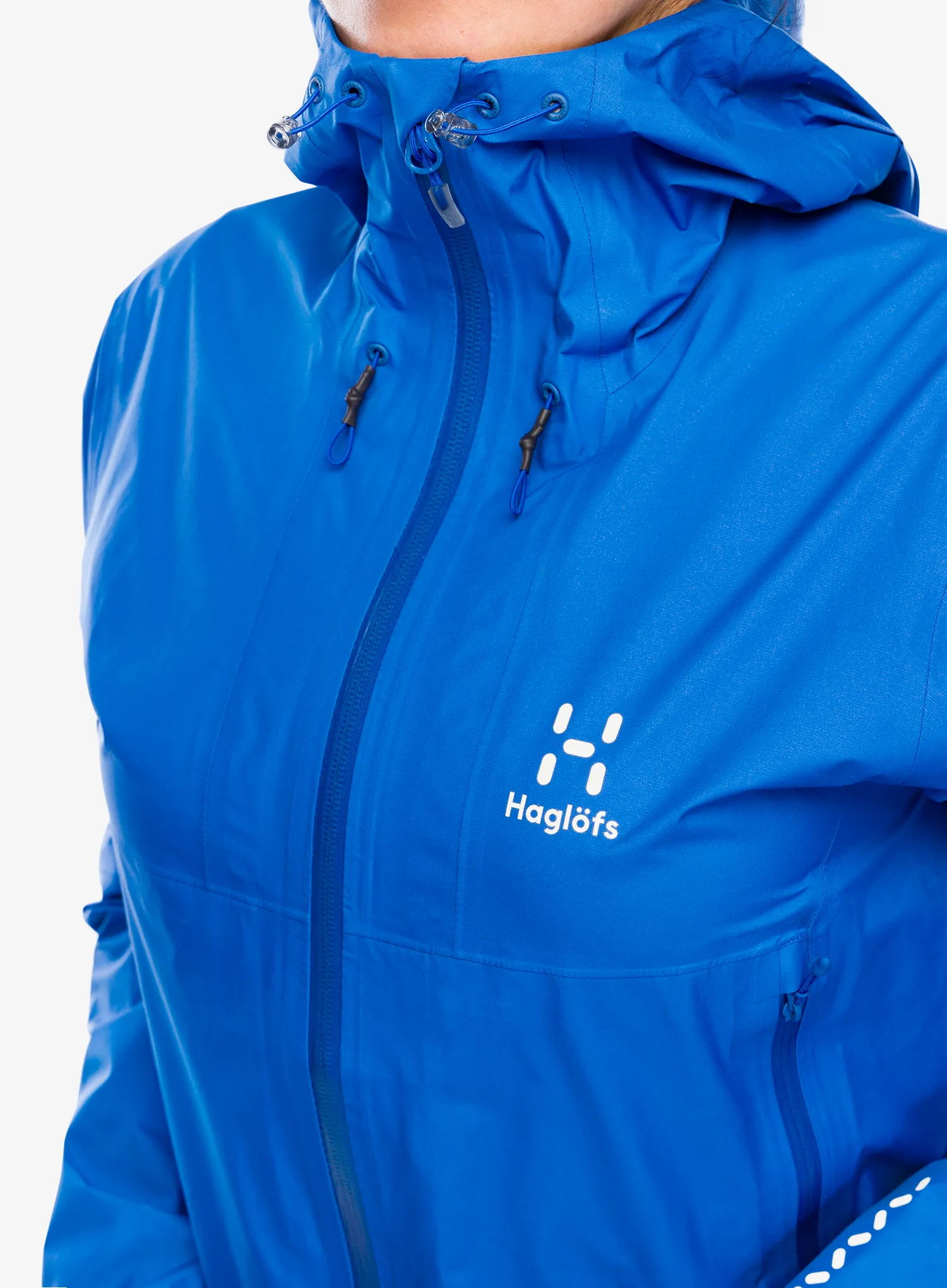 Ženska jakna s membranom Haglofs L.I.M GTX Jacket - electric blue