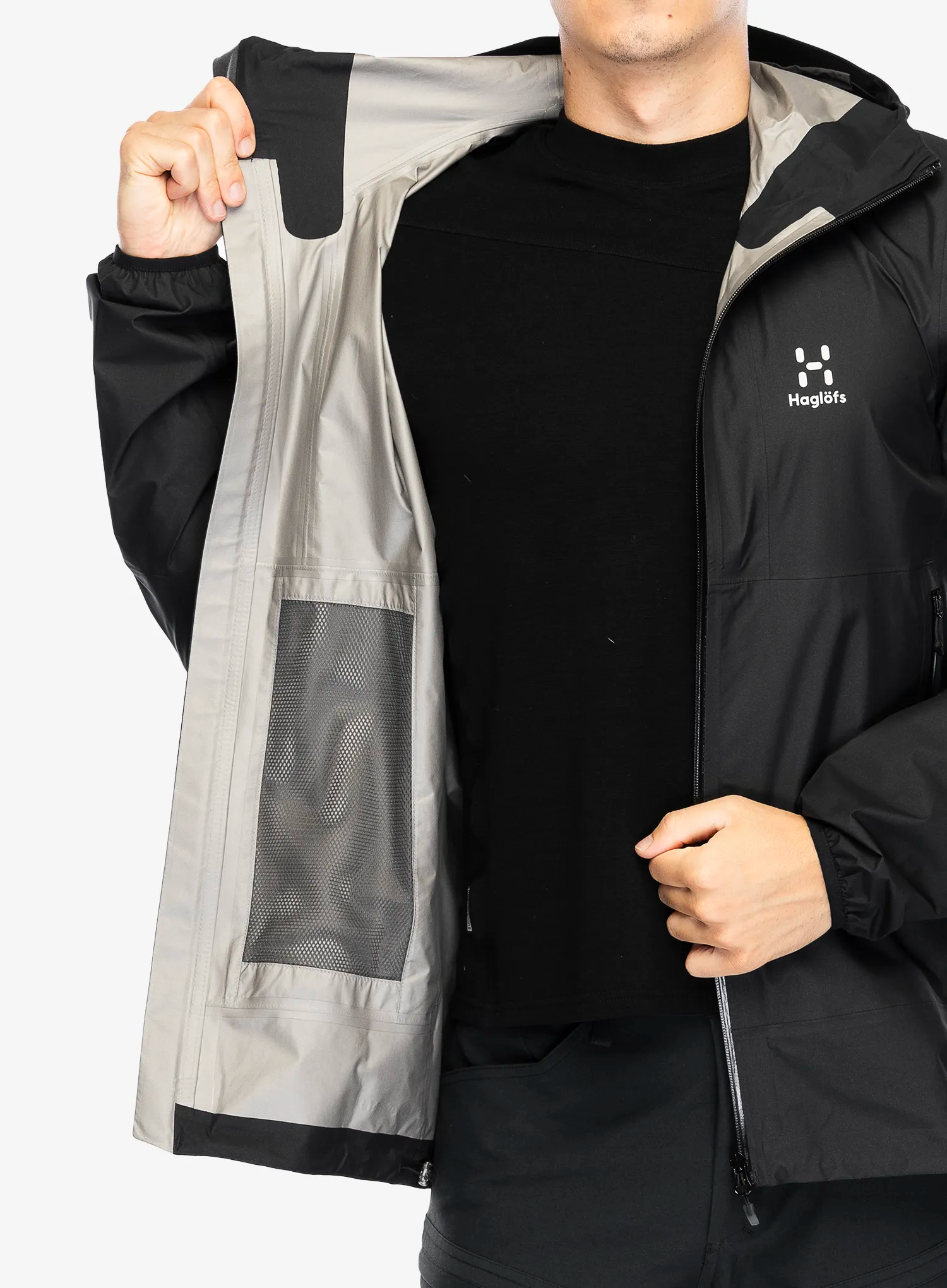 Kišna jakna Haglofs L.I.M GTX Jacket - true black