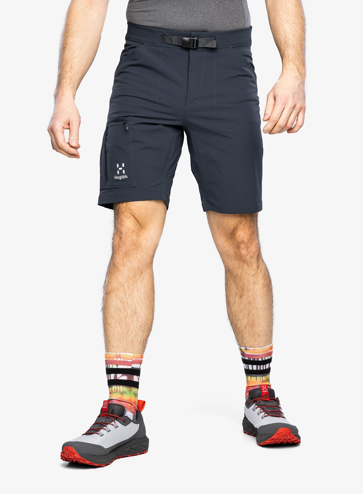 Muške kratke hlače Haglofs Lizard Softshell Shorts - tarn blue