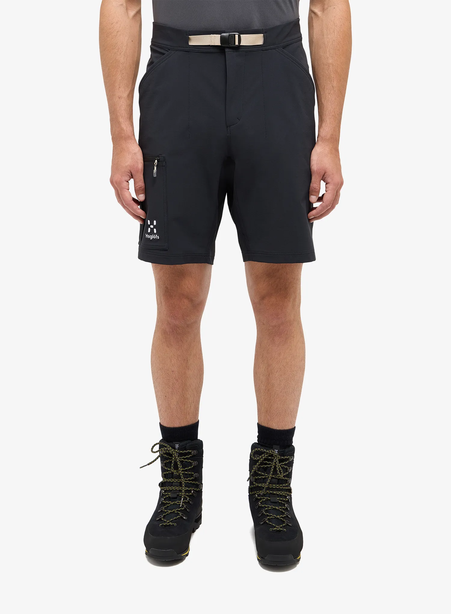 Muške kratke hlače Haglofs Lizard Softshell Shorts - true black