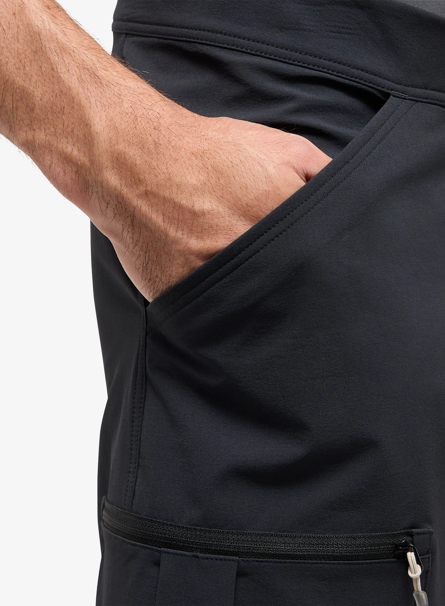 Muške kratke hlače Haglofs Lizard Softshell Shorts - true black