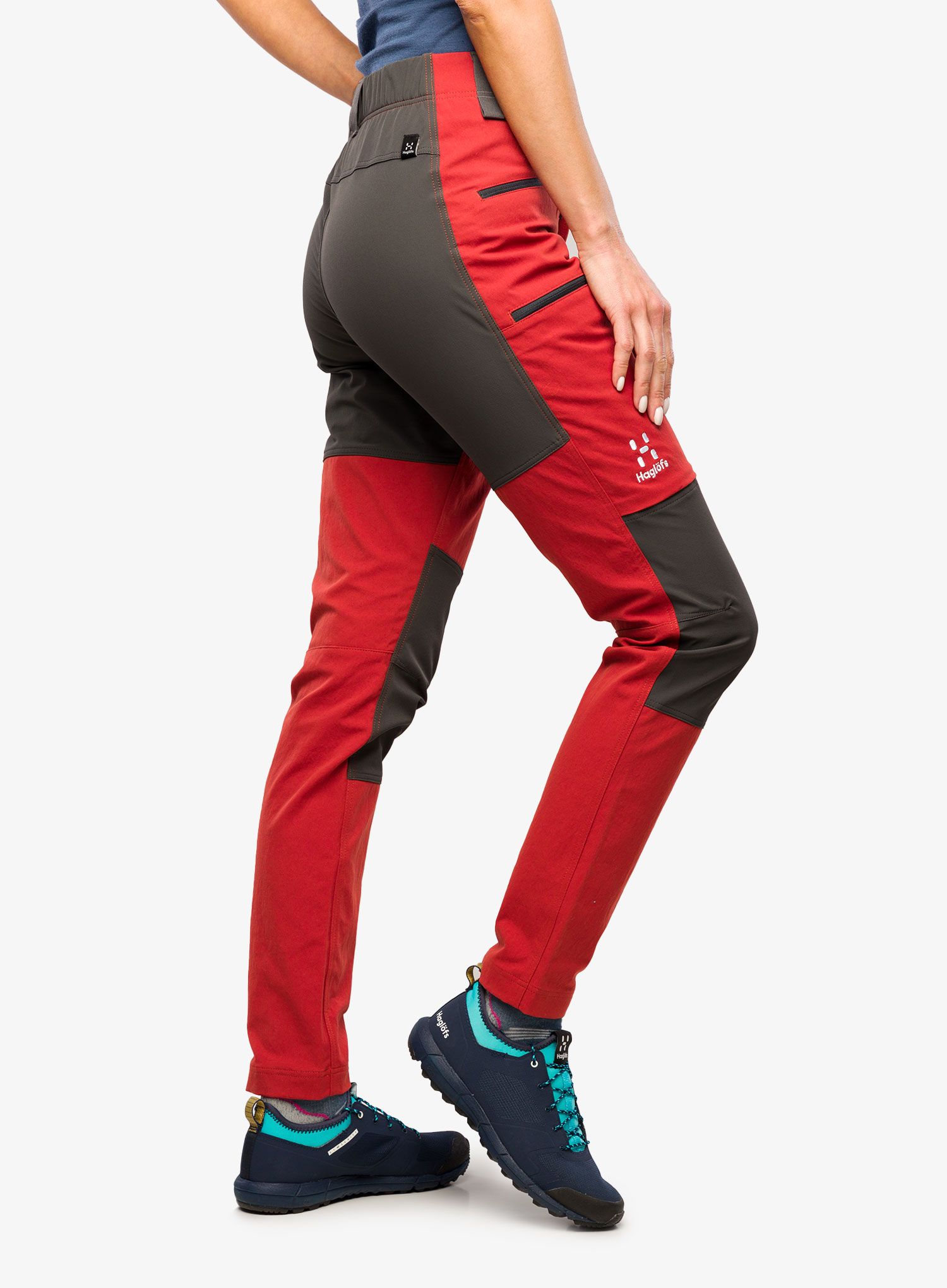 Ženske trekking hlače Haglofs Mid Slim Pant - corrosion/magnetite