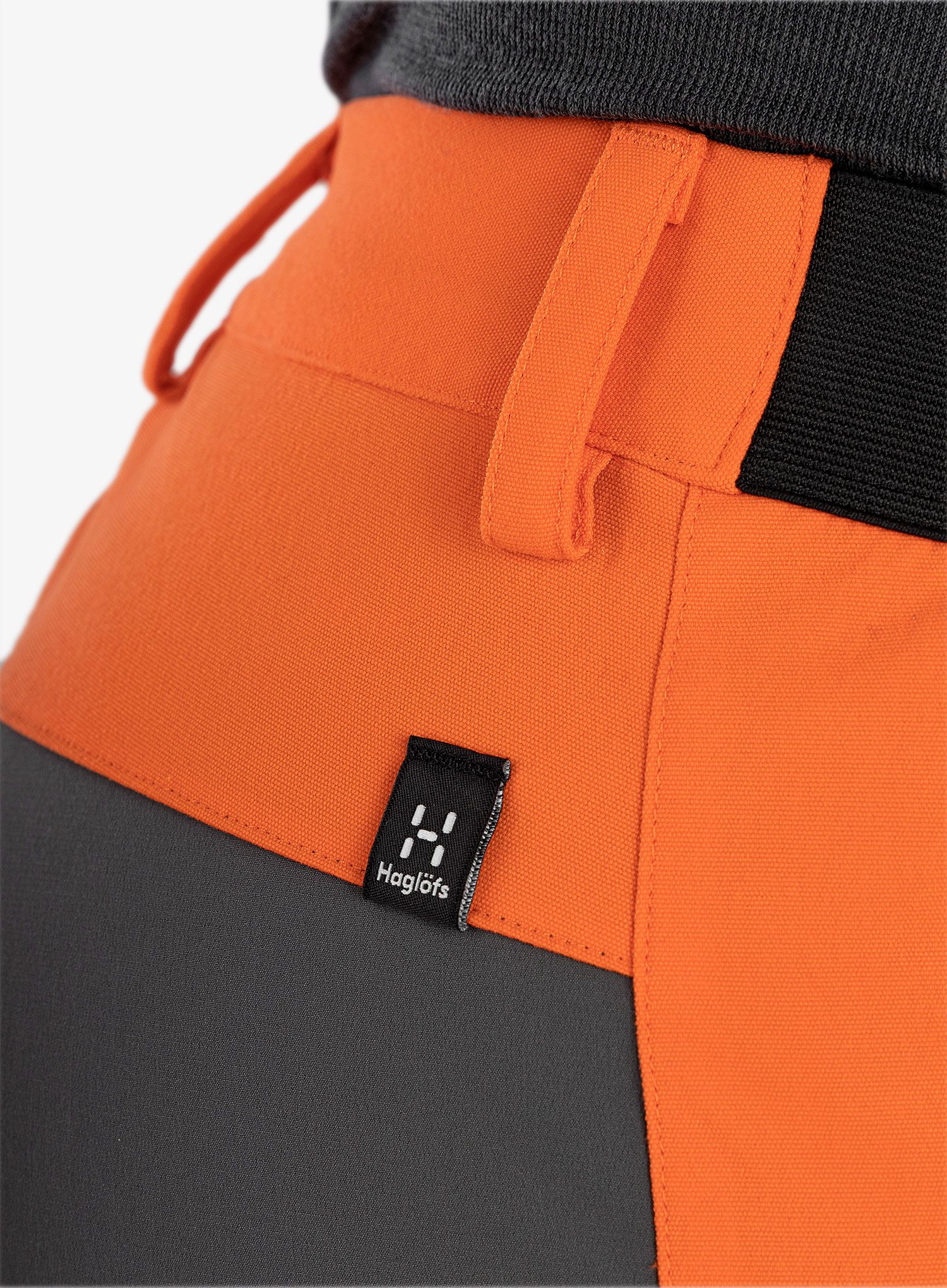 Muške trekking hlače Haglofs Mid Slim Pant - flame orange/magnetite