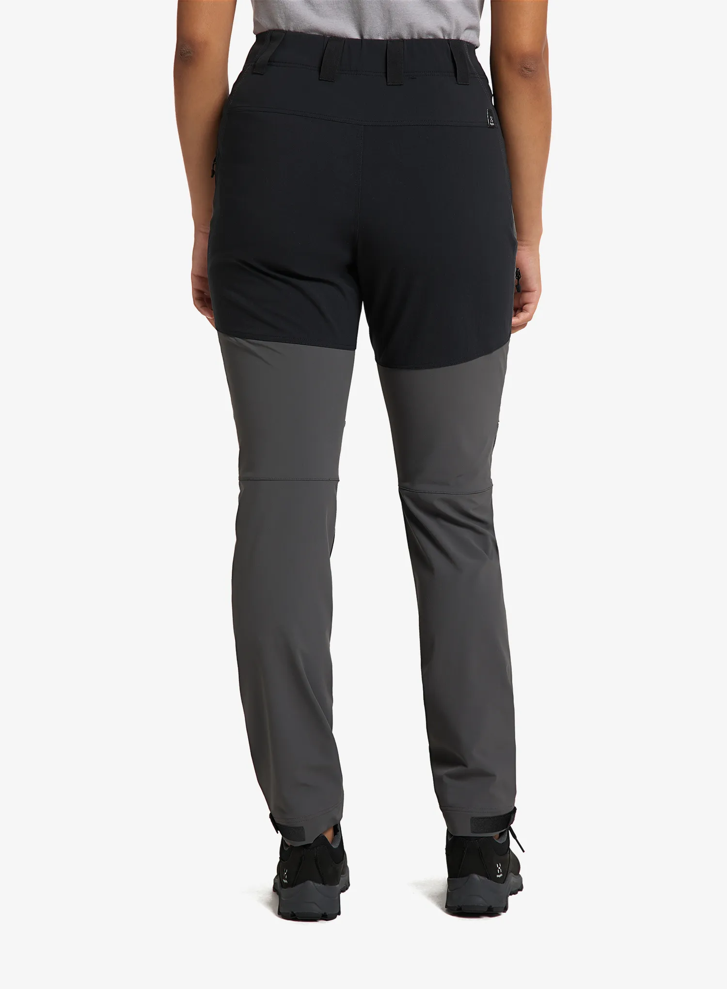 Ženske trekking hlače Haglofs Mid Standard Pant - magnetite/true black