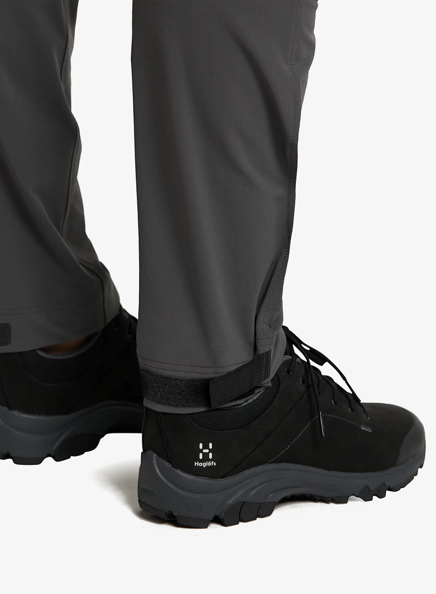 Ženske trekking hlače Haglofs Mid Standard Pant - magnetite/true black