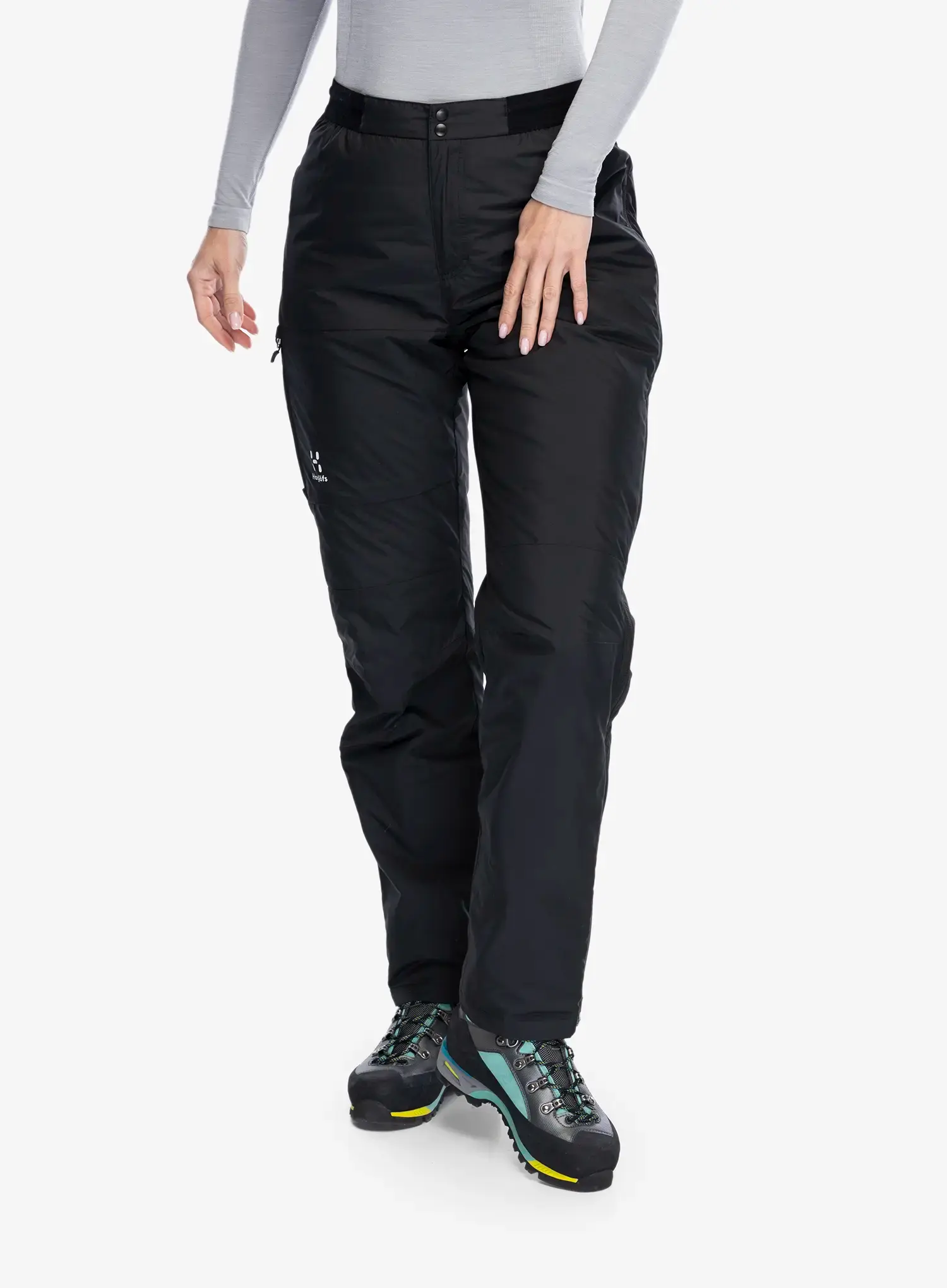 Ženske hlače Haglofs Mimic Silver Pant - true black