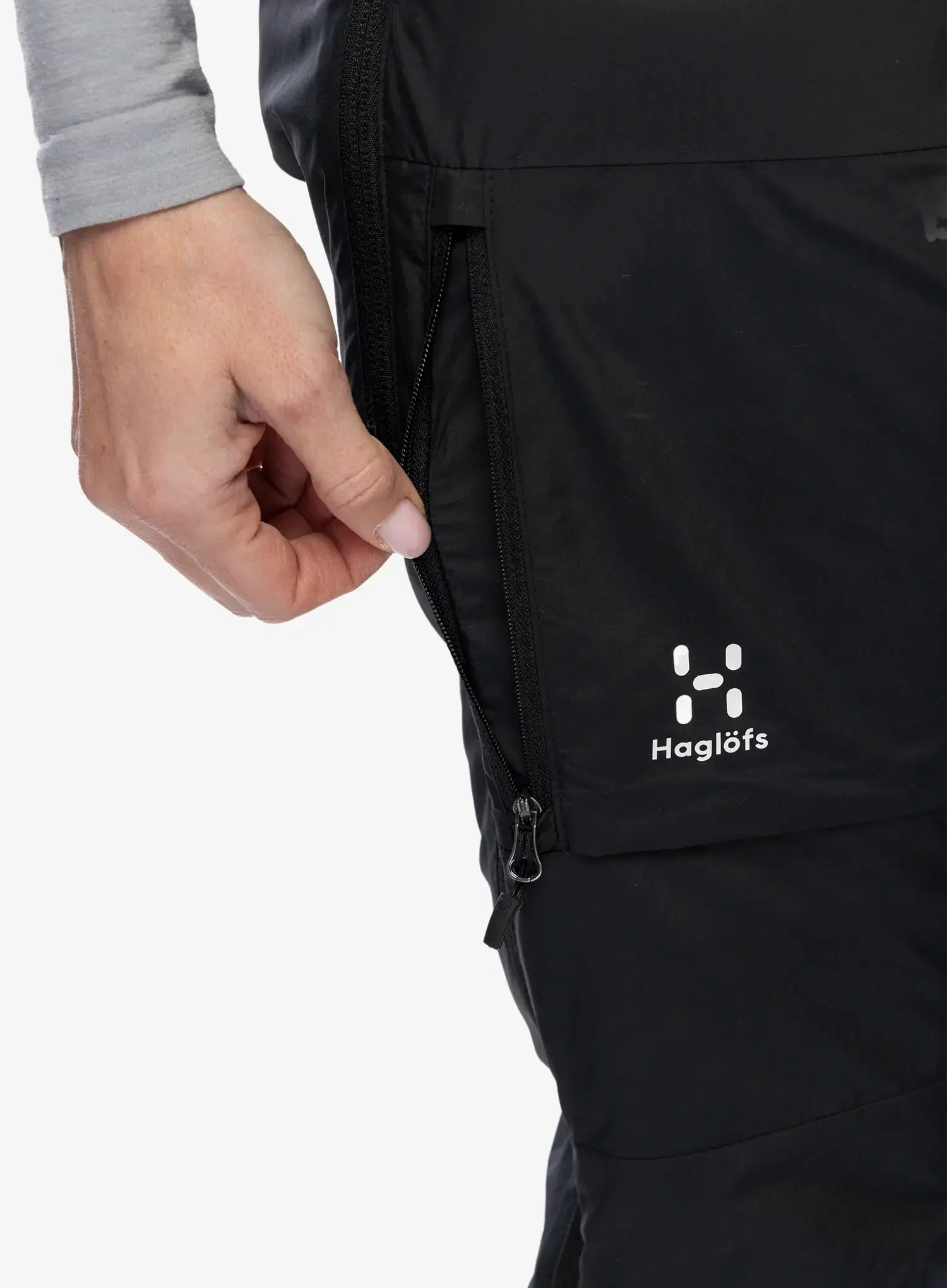 Ženske hlače Haglofs Mimic Silver Pant - true black