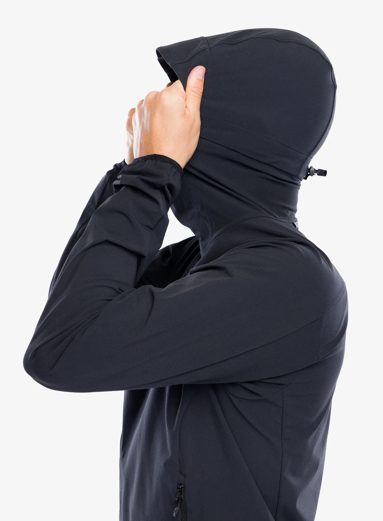 Softshell jakna Haglofs Moran Softshell Hood - true black