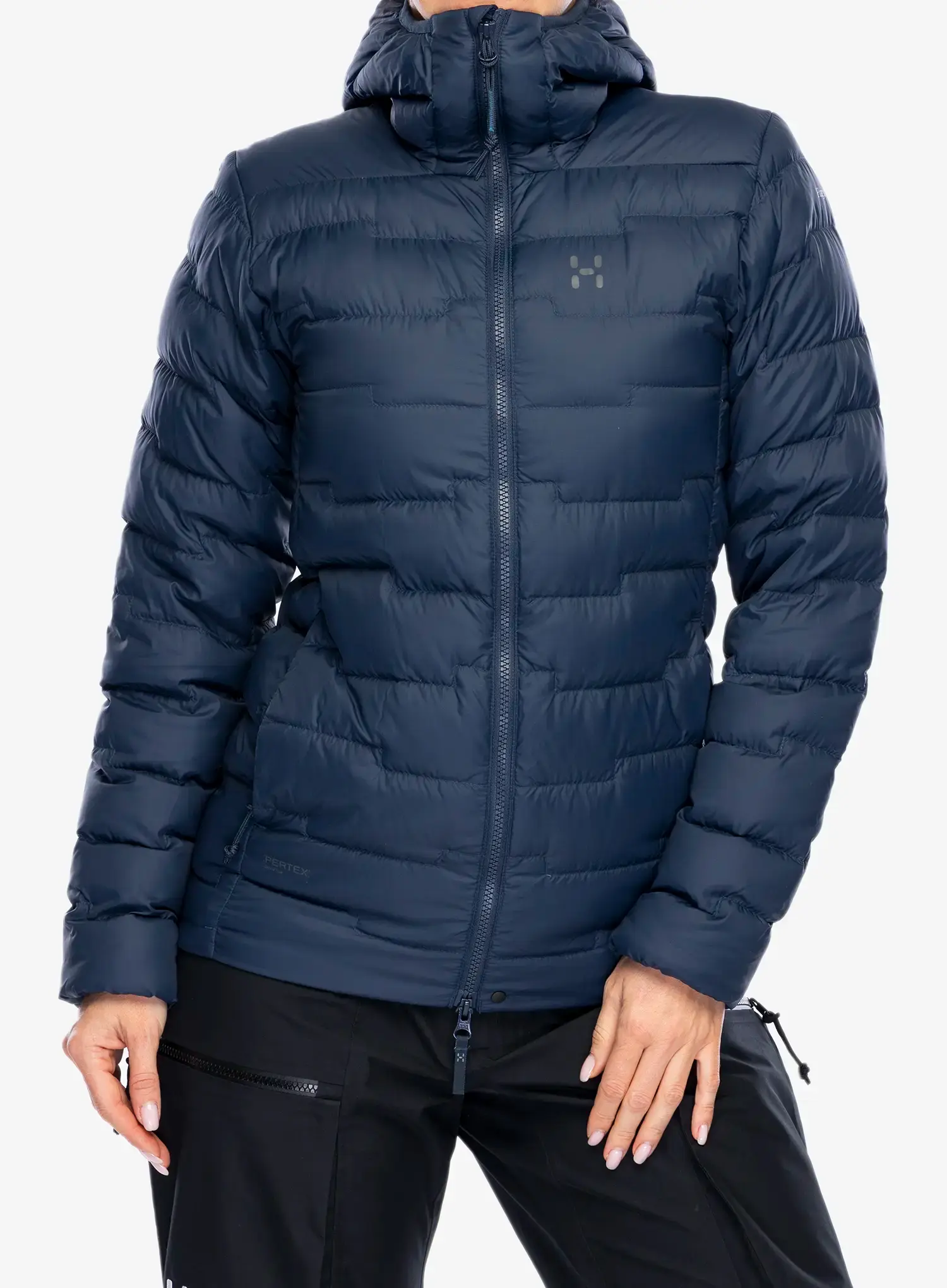 Ženska perjana jakna Haglofs ROC Flash Down Hood