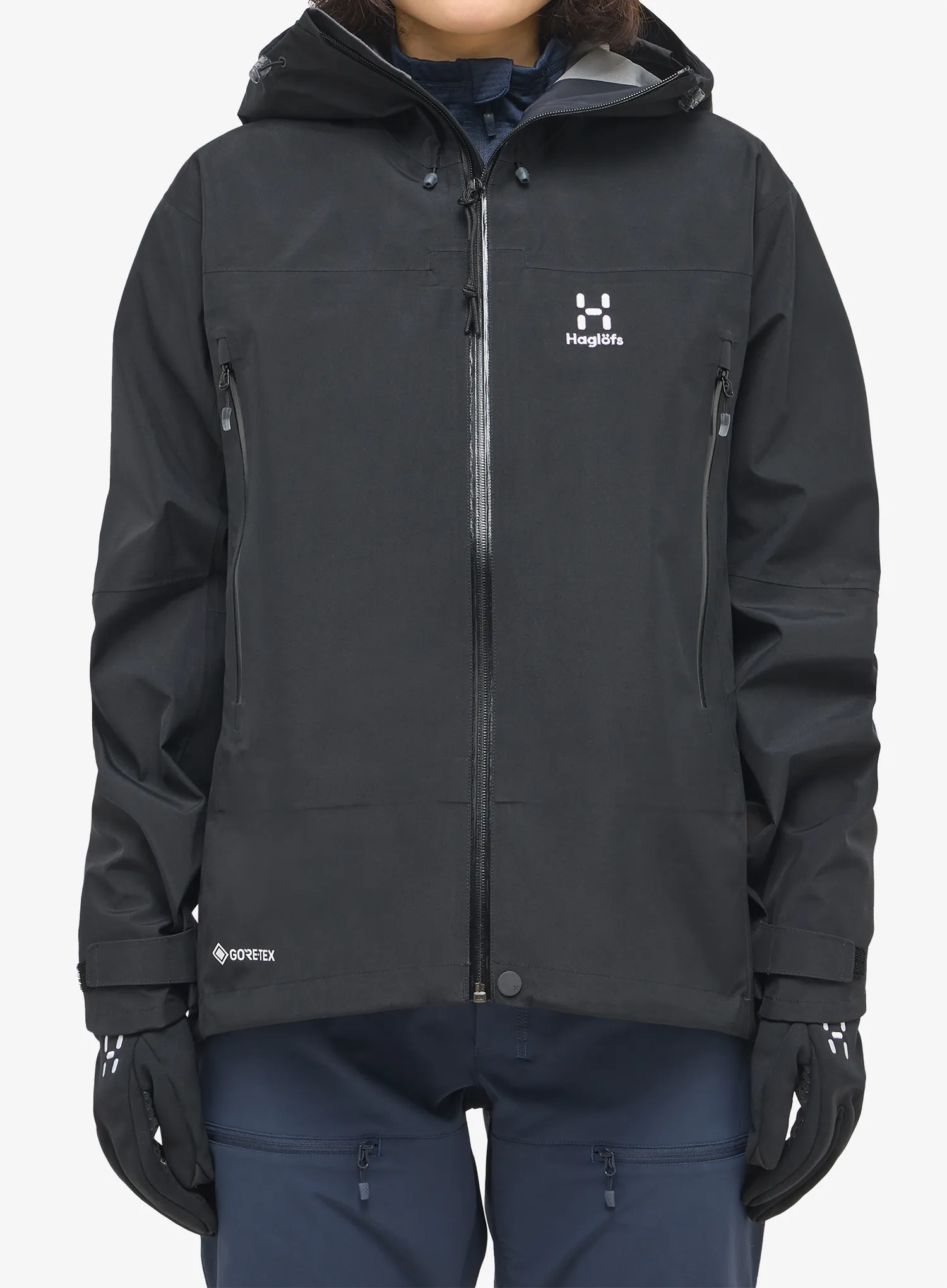 GORE-TEX ženska jakna Haglofs ROC Flash GTX Jacket - true black