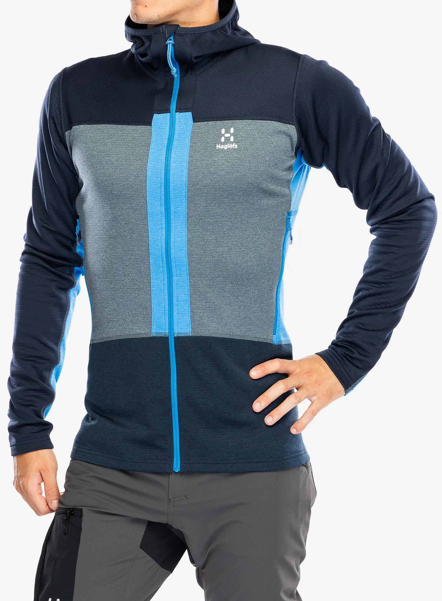 Majica s kapuljačom Haglofs ROC Flash Mid Hood