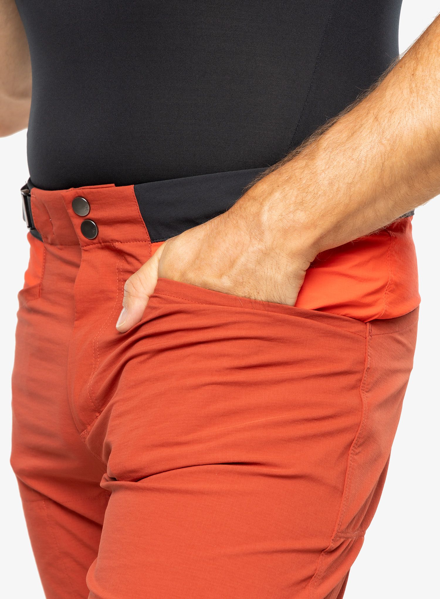Penjačke hlače Haglofs ROC Spitz Pant - corrosion/zenith red