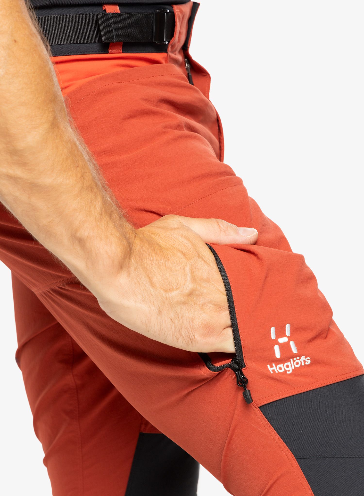 Penjačke hlače Haglofs ROC Spitz Pant - corrosion/zenith red