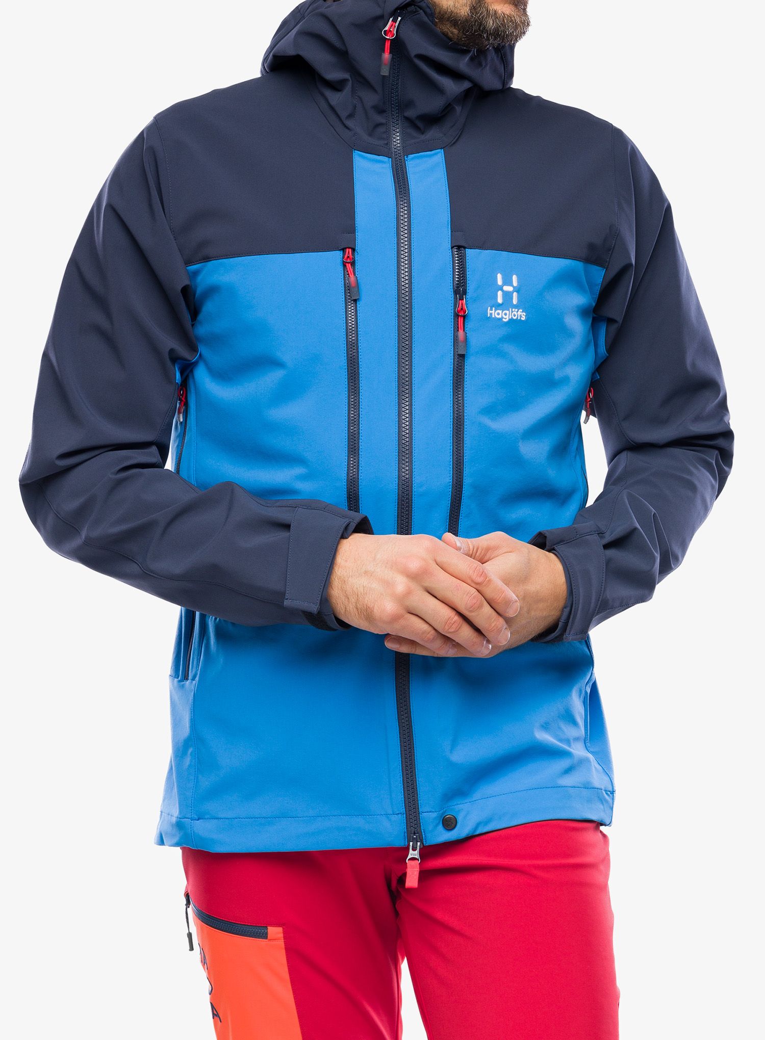 Softshell jakna Haglofs Roc Sight Softshell Jacket - nordic blue/tarn