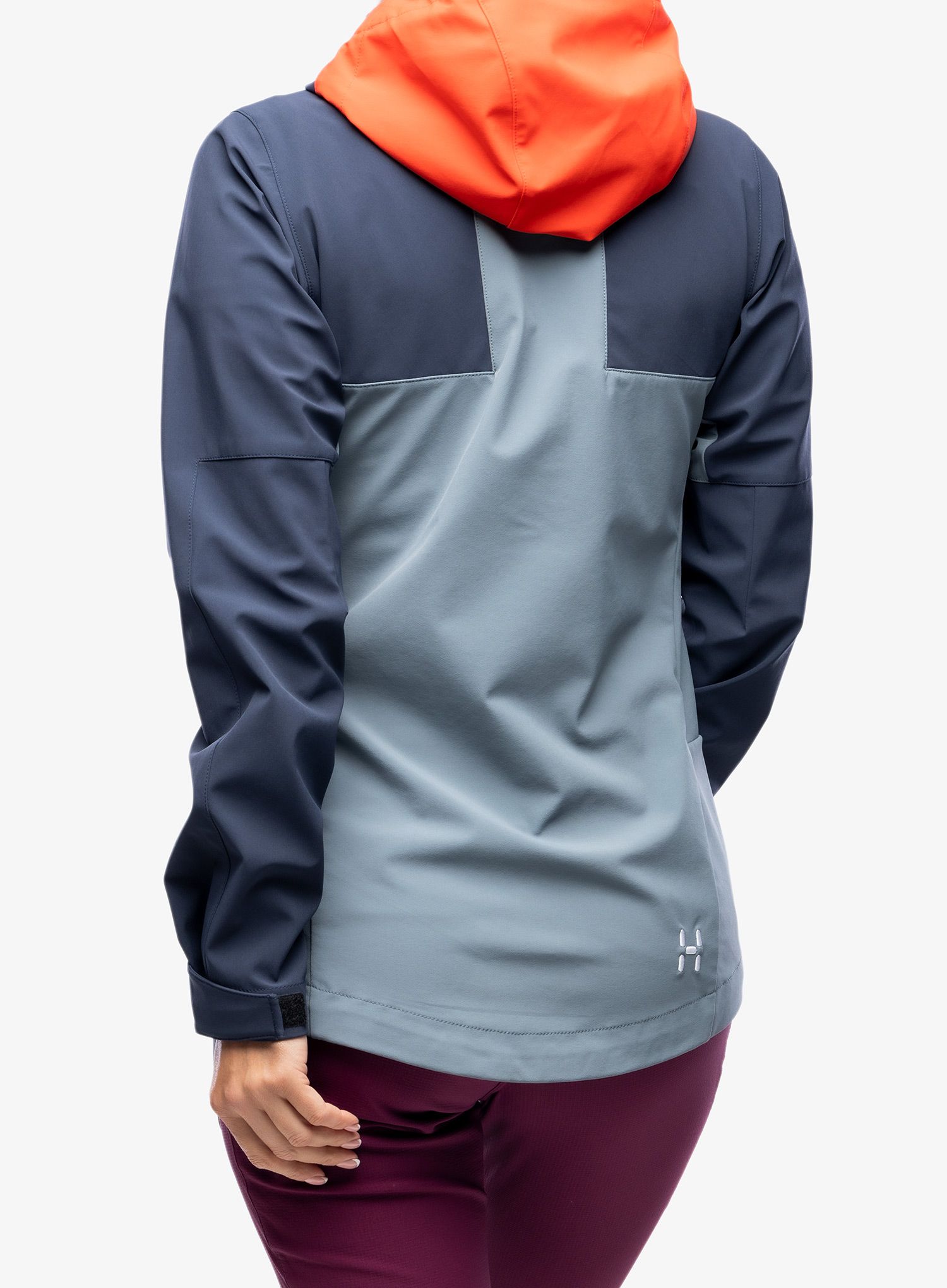 Ženska softshell jakna Haglofs Roc Sight Softshell Jacket - steel blue/tarn blue