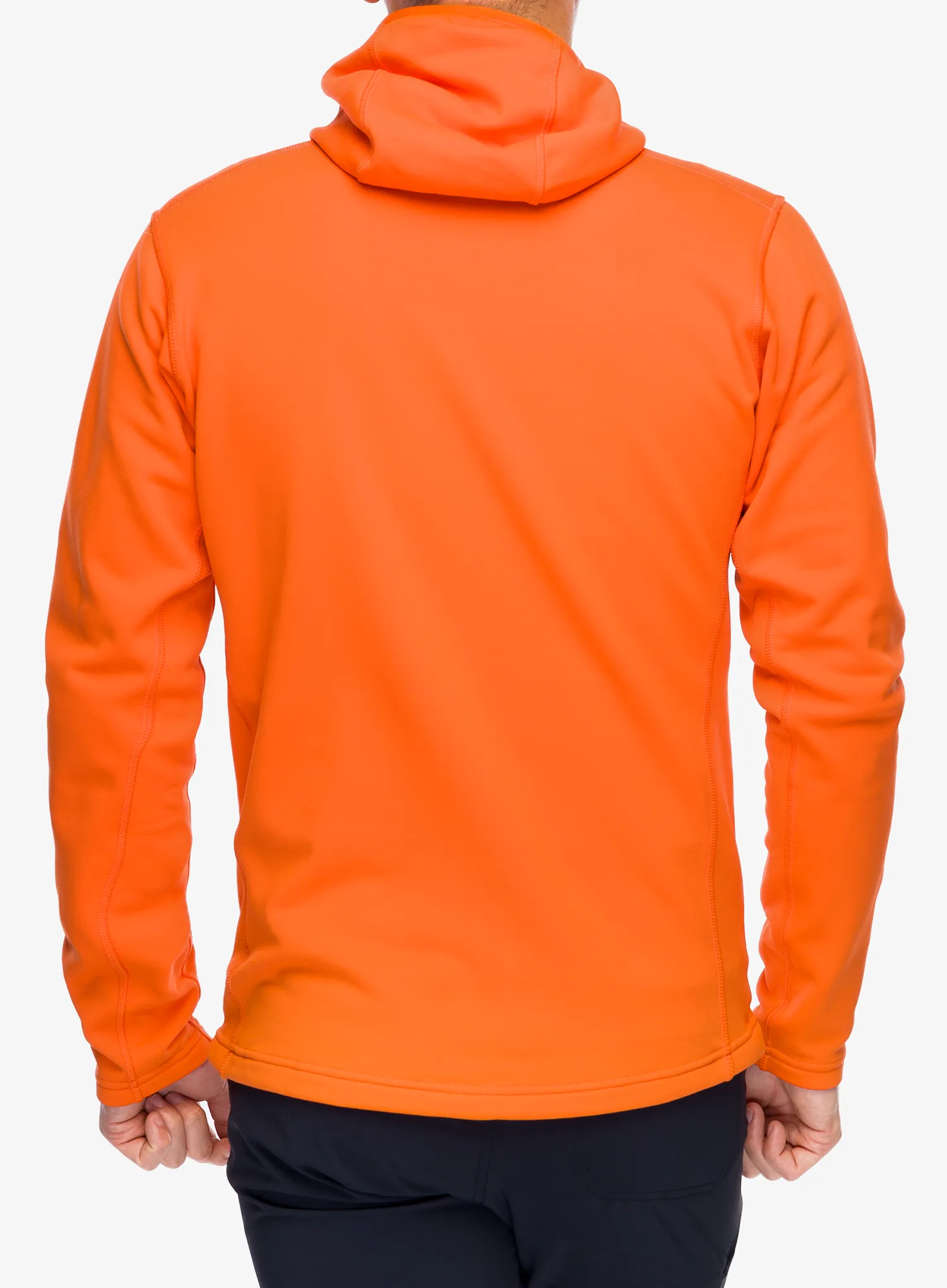 Dukserica od flisa Haglofs Rosson Mid Hood - blaze orange